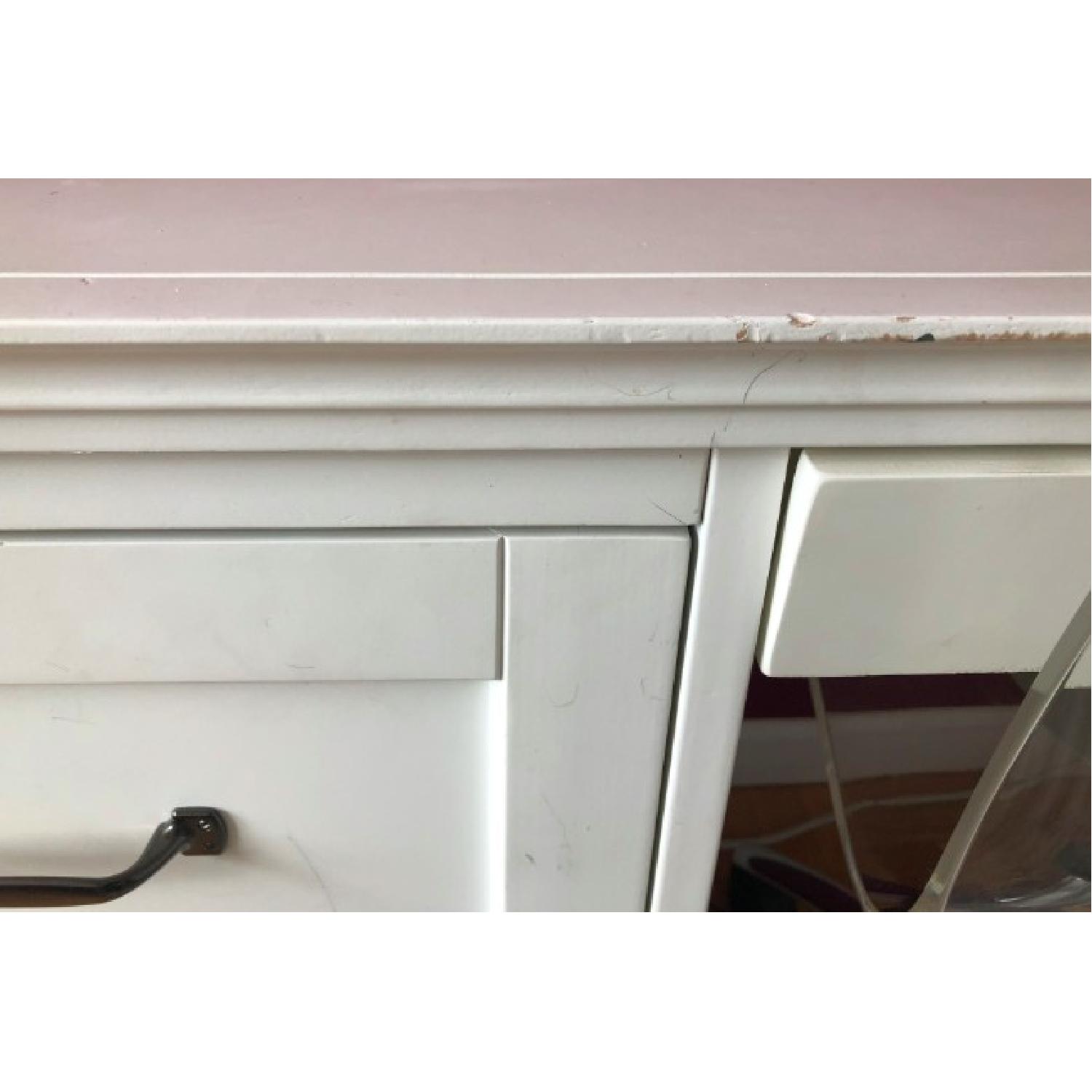 Pottery Barn Teen Girls White Hampton Desk - image-5