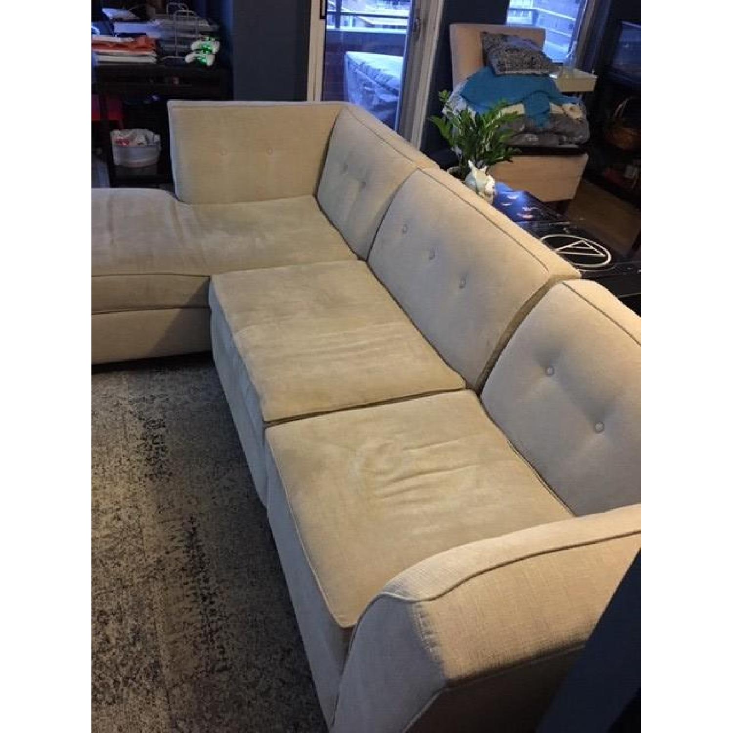 Macy's 3 Piece Sectional Sofa - image-1