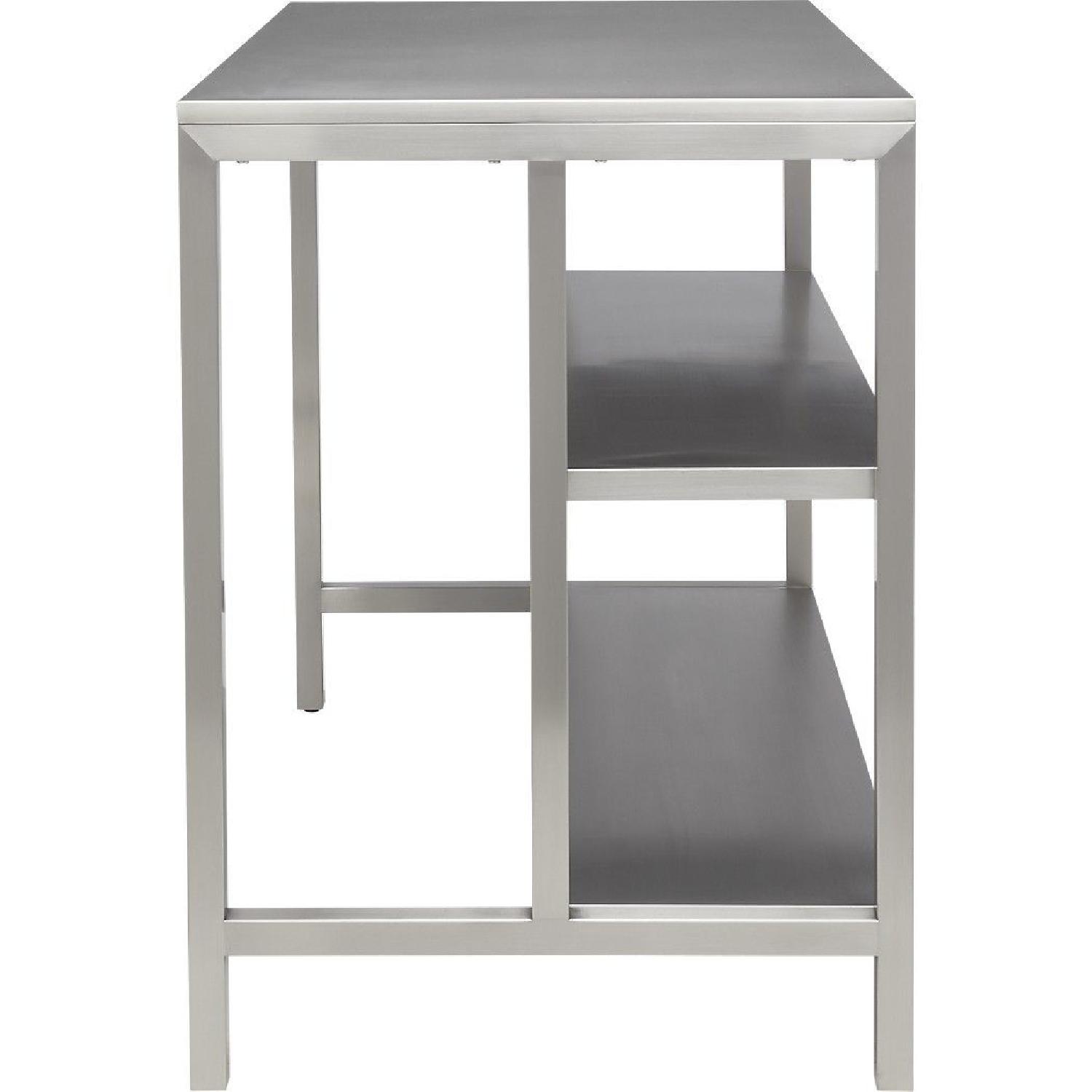 CB2 Stainless Steel Kitchen Island - image-4