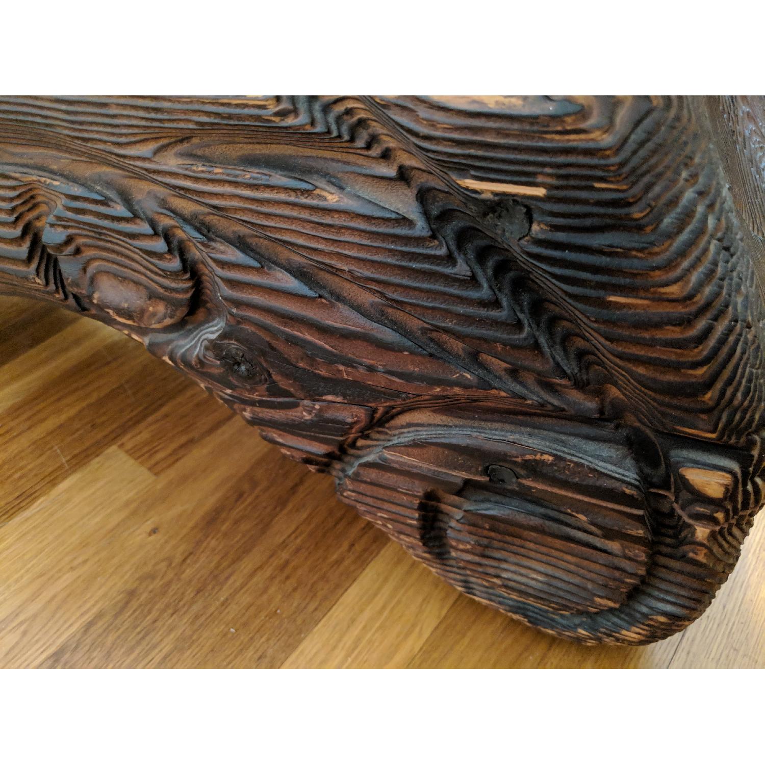 1970's Vintage Witco Tiki Style Cypress Window Bench - image-5