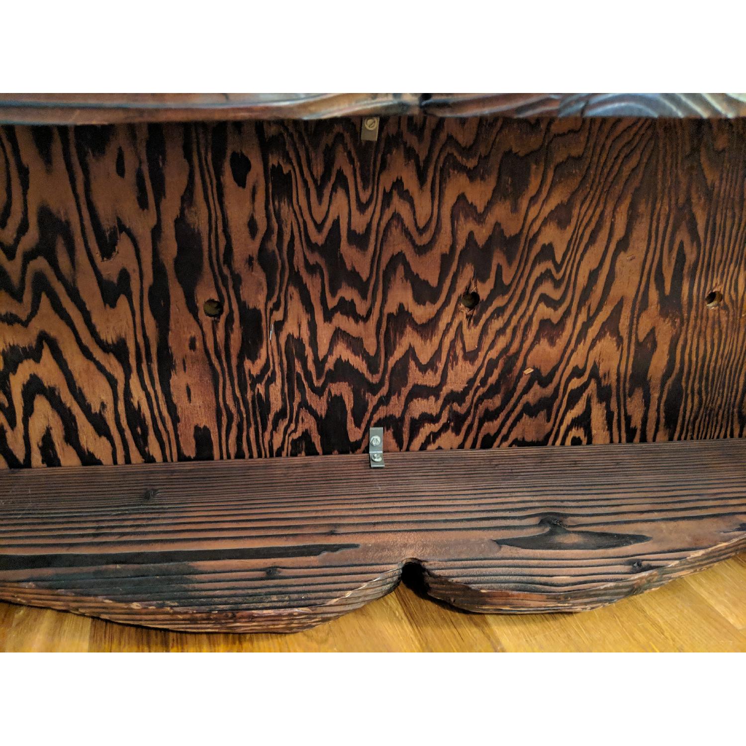 1970's Vintage Witco Tiki Style Cypress Window Bench - image-7