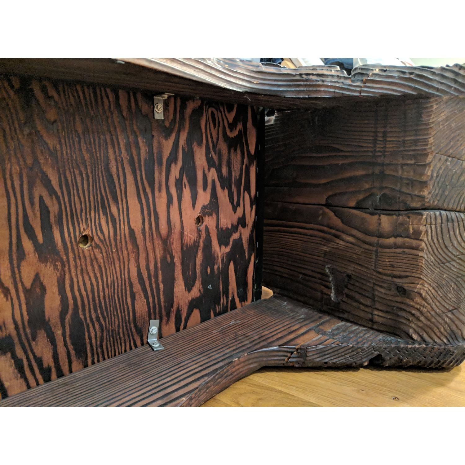 1970's Vintage Witco Tiki Style Cypress Window Bench - image-8