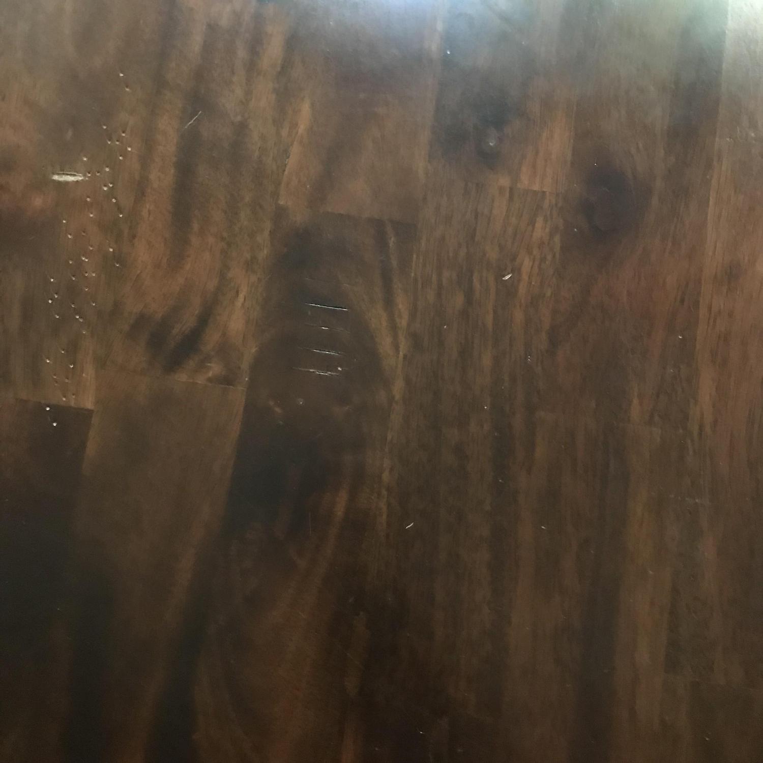 Wood Dining Table w/ Hidden Butterfly Leaf - AptDeco