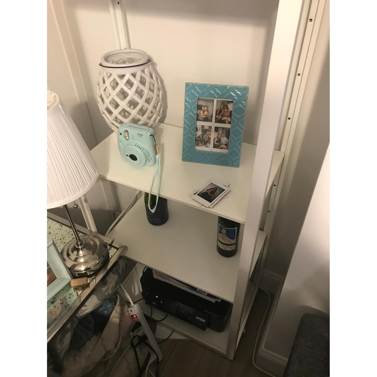 Ikea White Shelving Unit - image-1