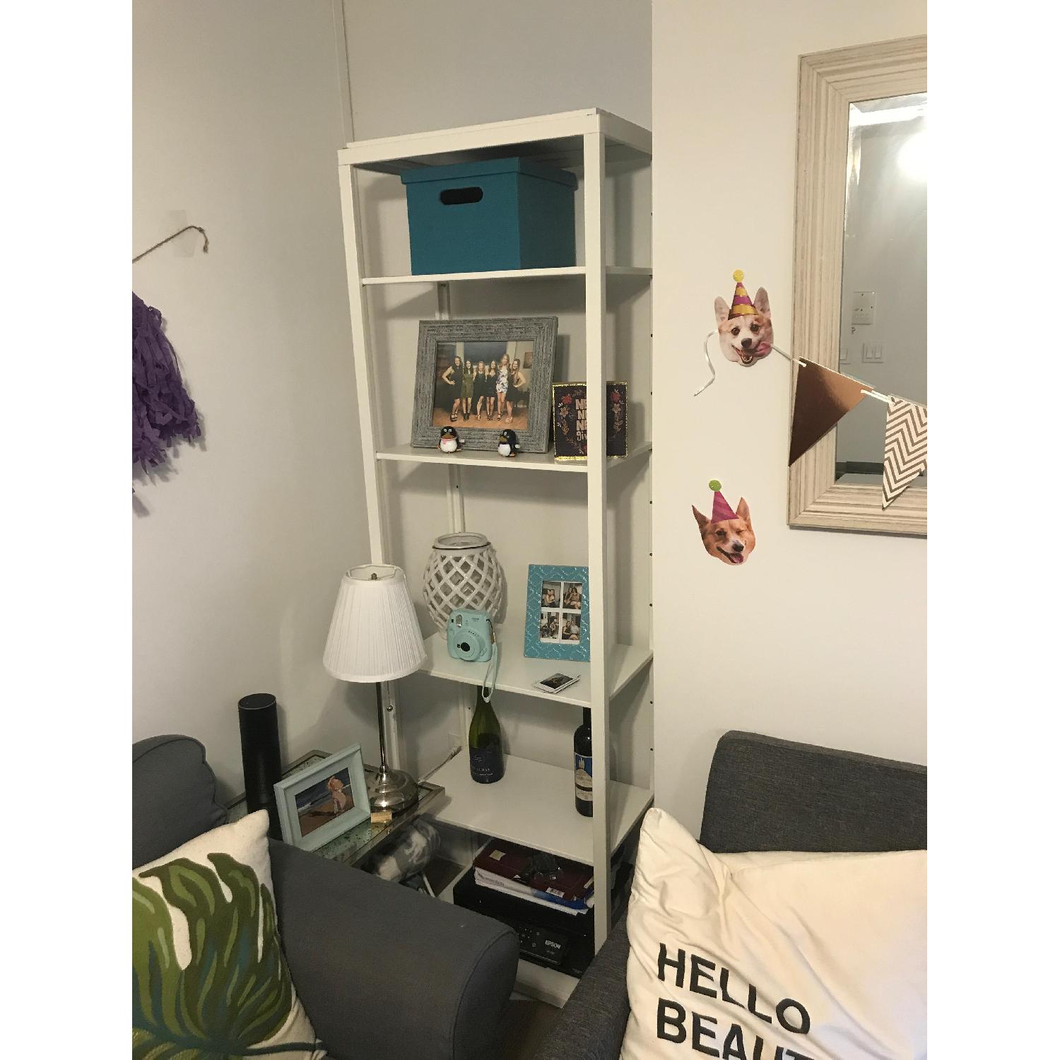 Ikea White Shelving Unit - image-2