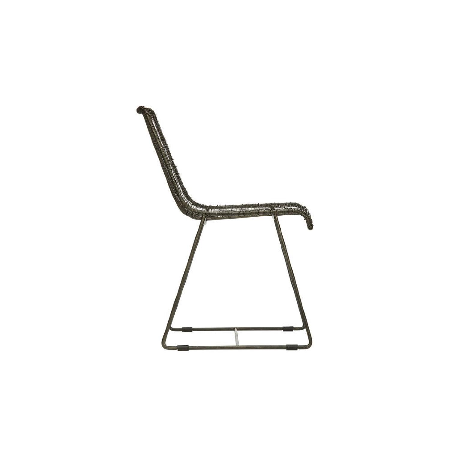 CB2 Reed Wire Chair AptDeco