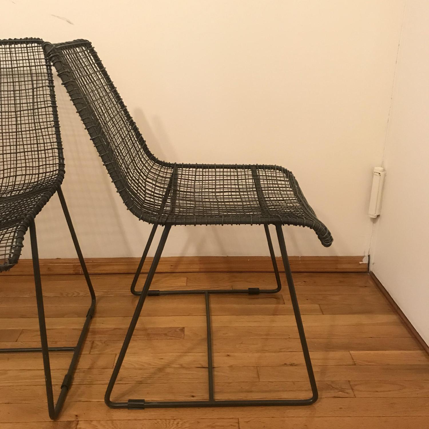 CB2 Reed Wire Chair AptDeco