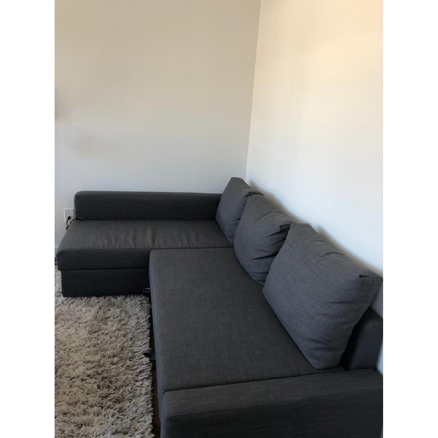 Ikea Friheten Sleeper Sectional Sofa w/ Storage - image-3