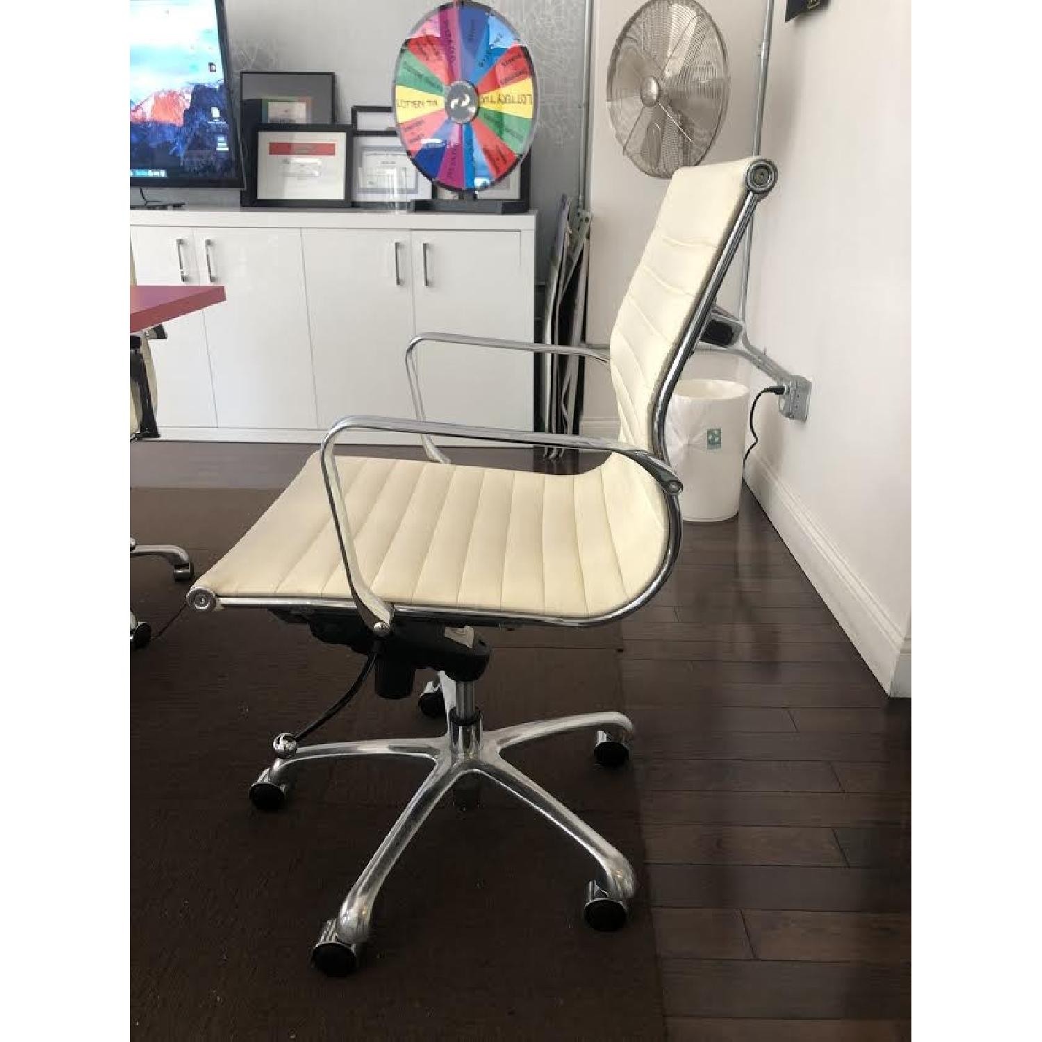 Wayfair Basics White Executive Office Chair - image-3