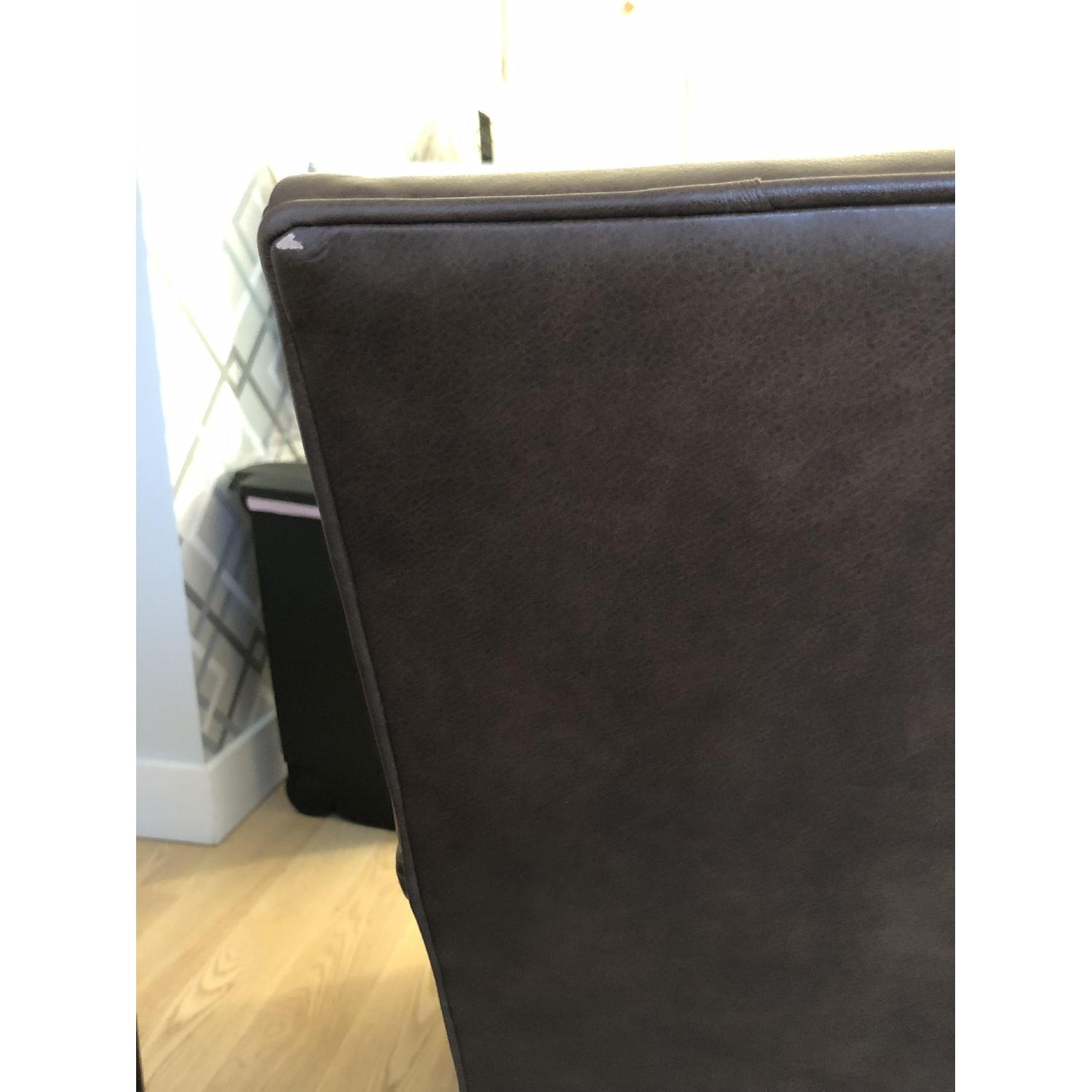 Thomasville Studded Leather 3-Seater Sofa - image-3