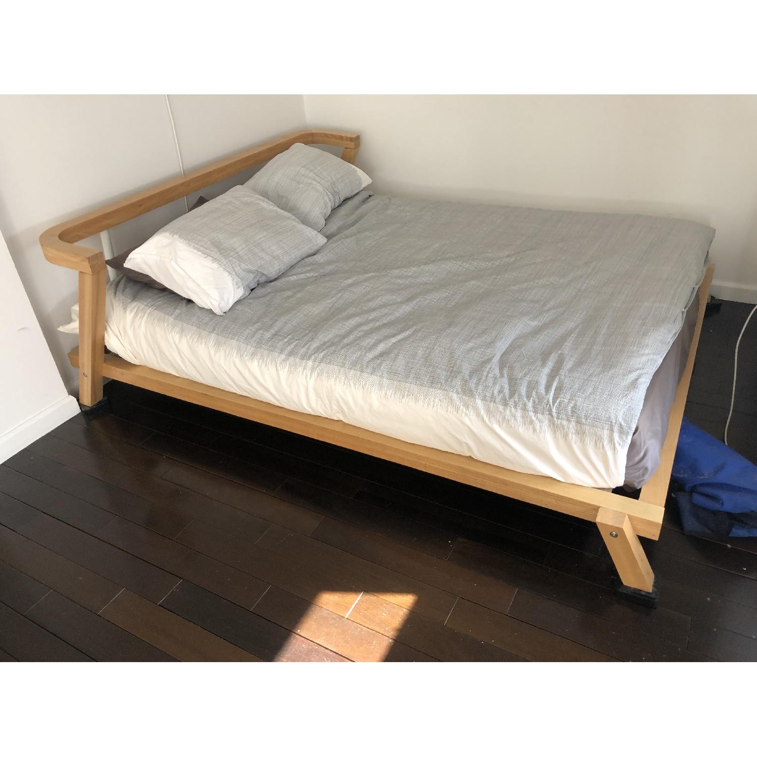 CB2 Siesta Natural Wood Queen Bed - image-3