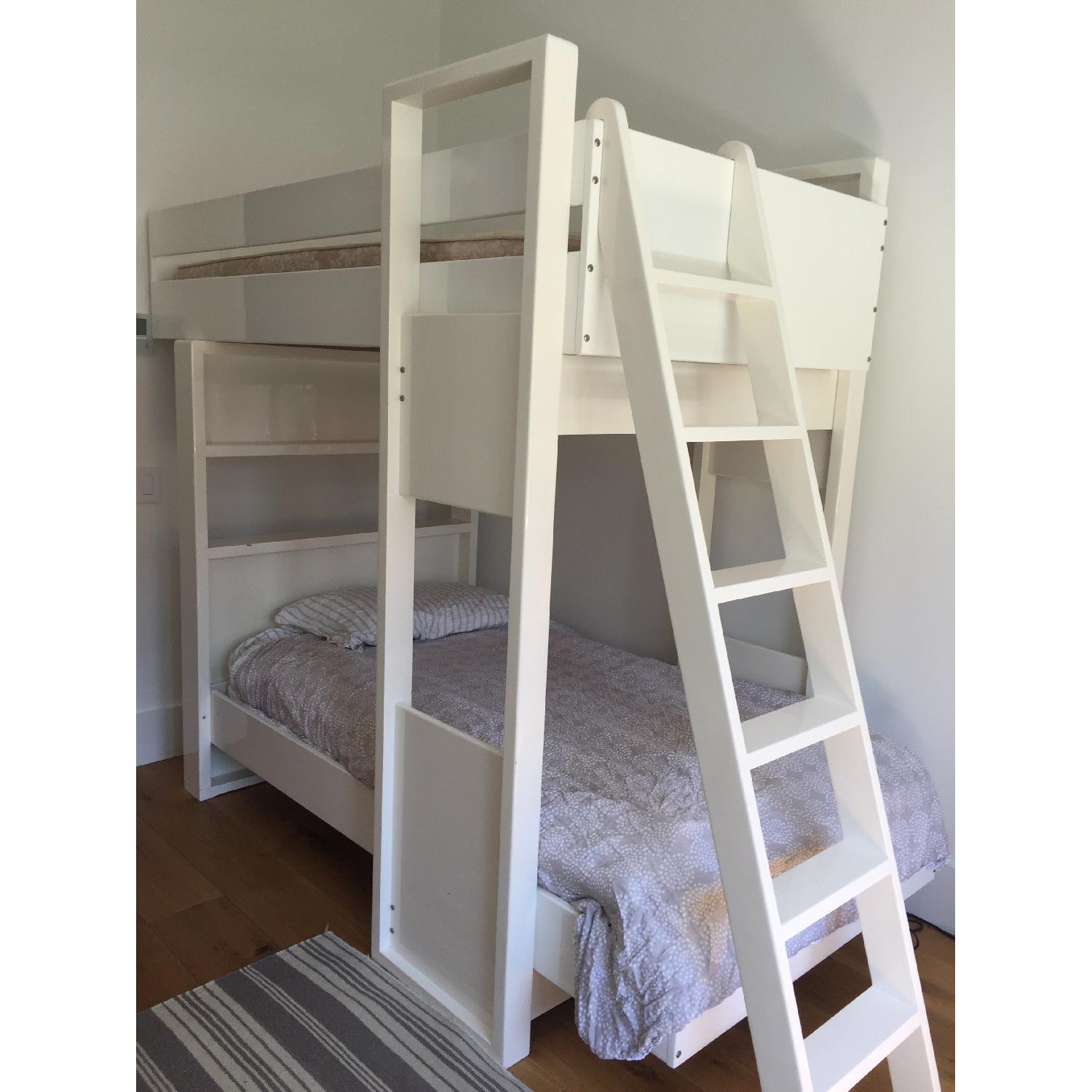 Argington White Bunk Bed - AptDeco