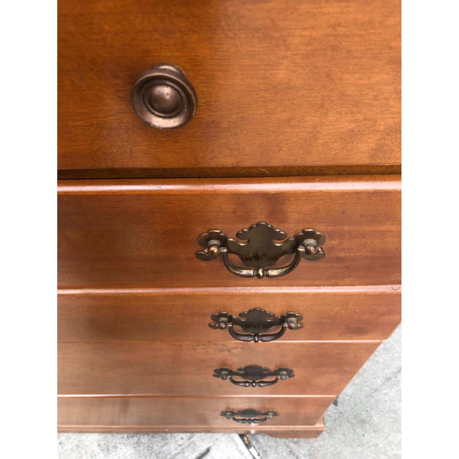 Ethan Allen Vintage Mid Century Solid Maple & Birch Dresser - image-7