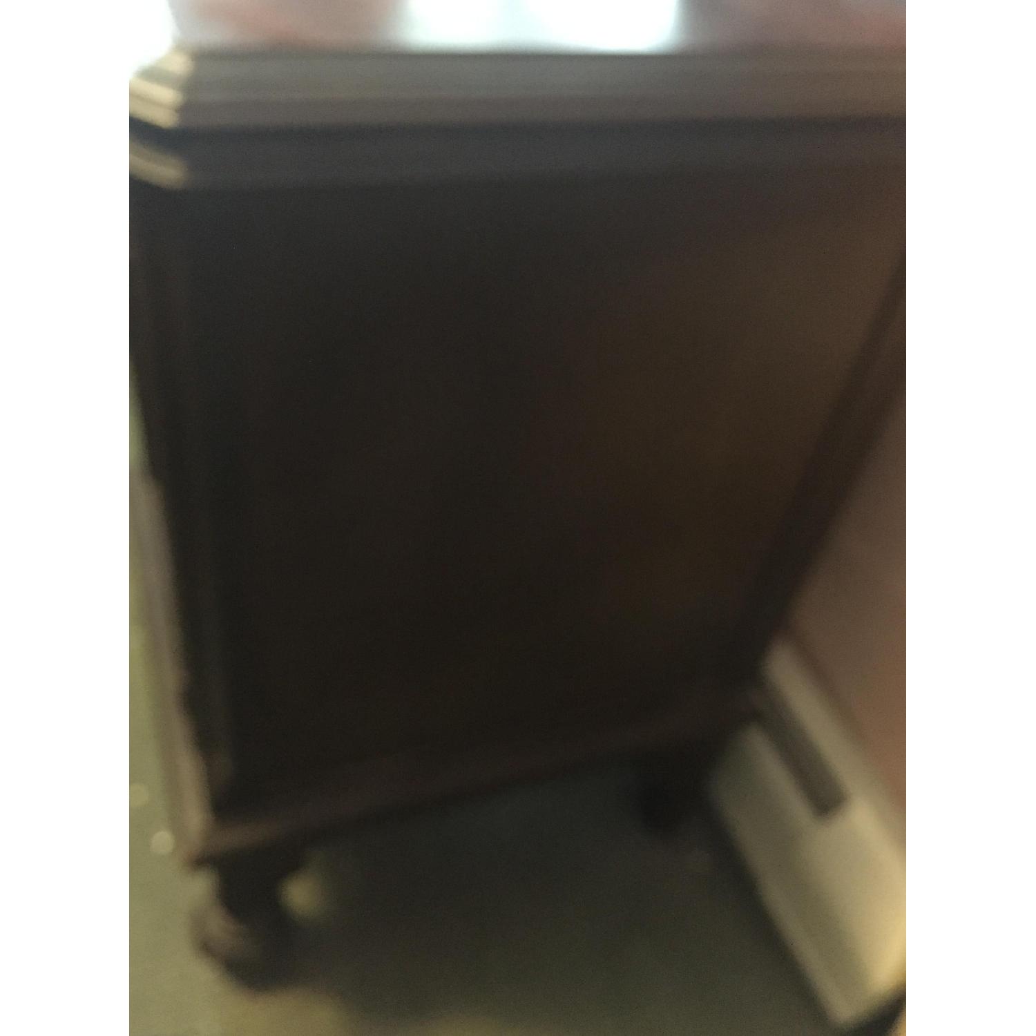 Antique Vanity Table w/ Mirror - image-8