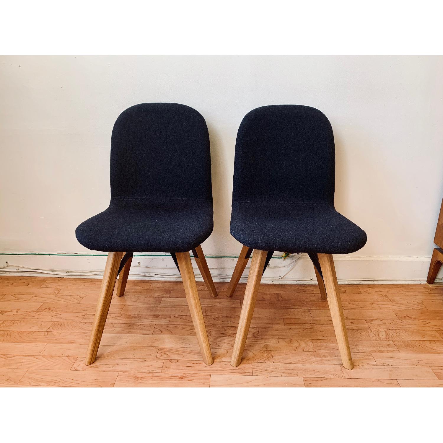 Article Mecana Coal Gray Oak Dining Chairs - image-1