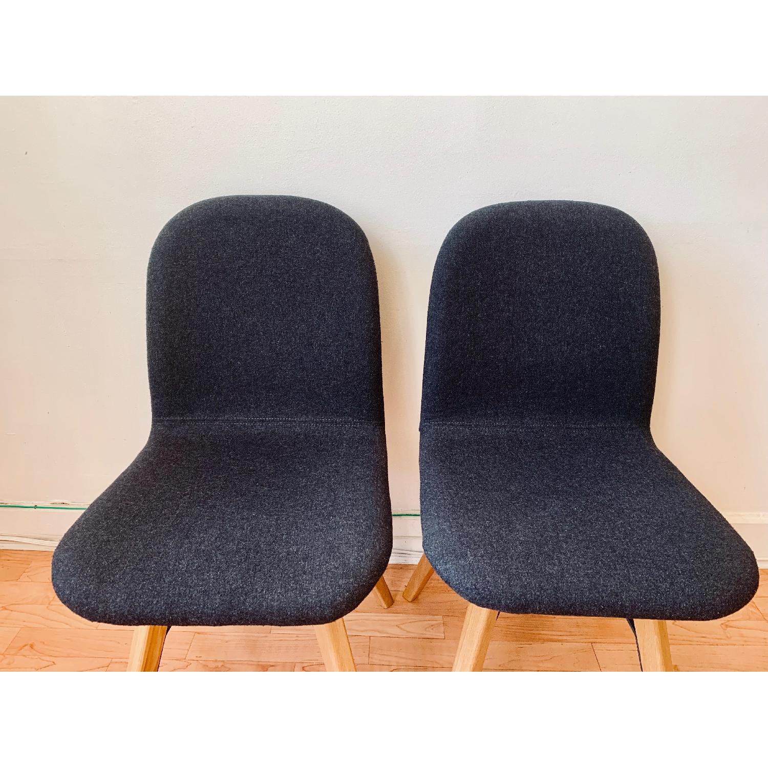 Article Mecana Coal Gray Oak Dining Chairs - image-2