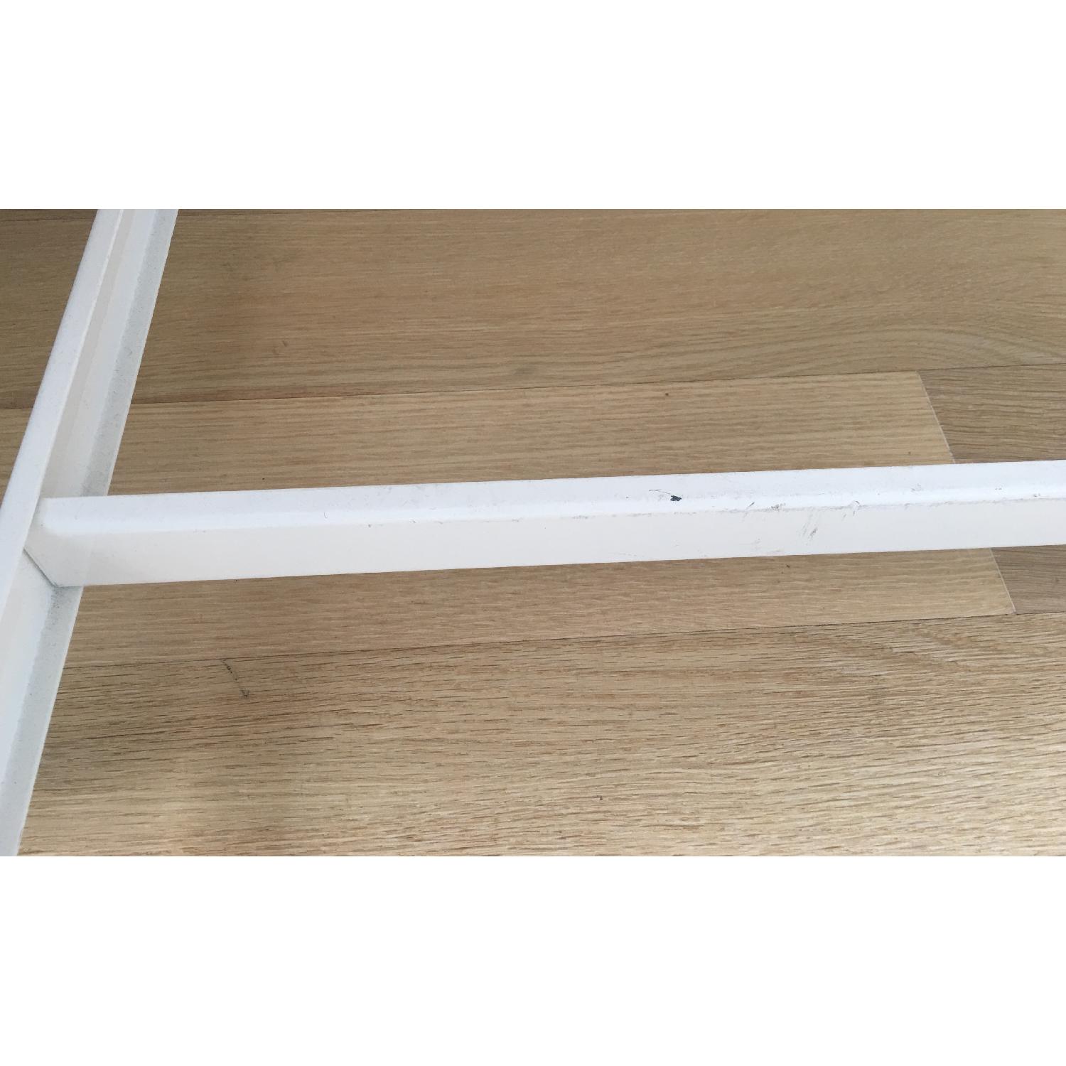 CB2 Go-Cart White Rolling Desk - image-3