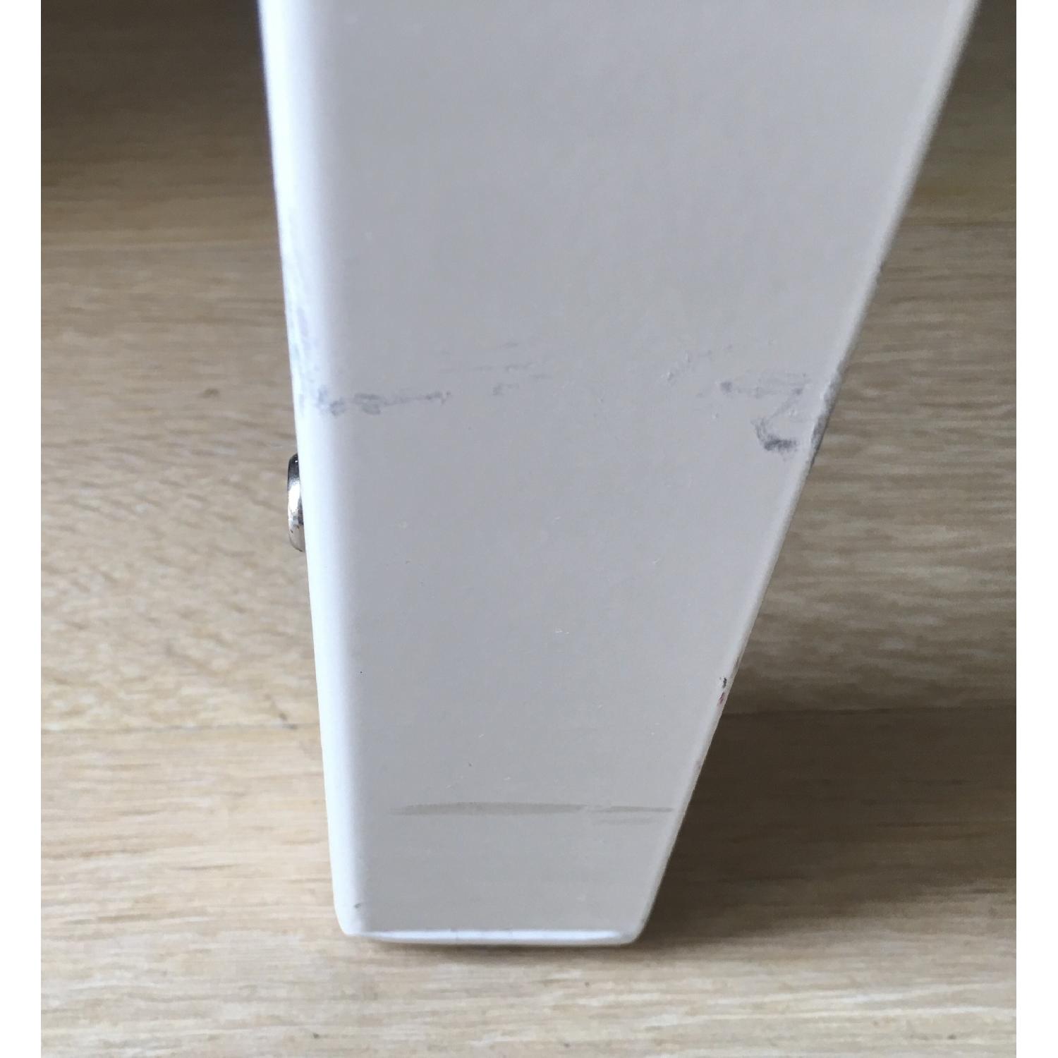 CB2 Go-Cart White Rolling Desk - image-4