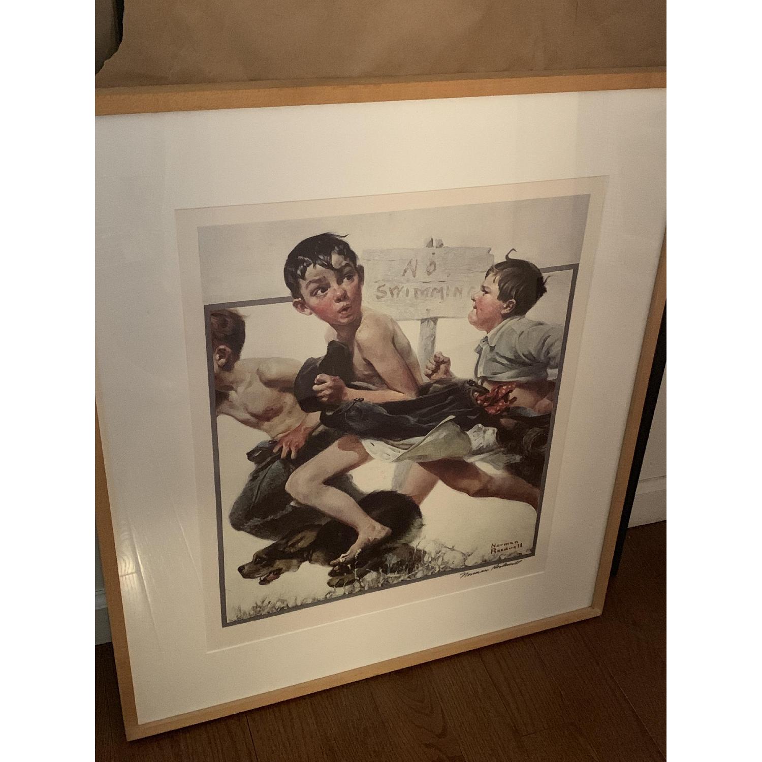 Signed Norman Rockwell Print - image-1