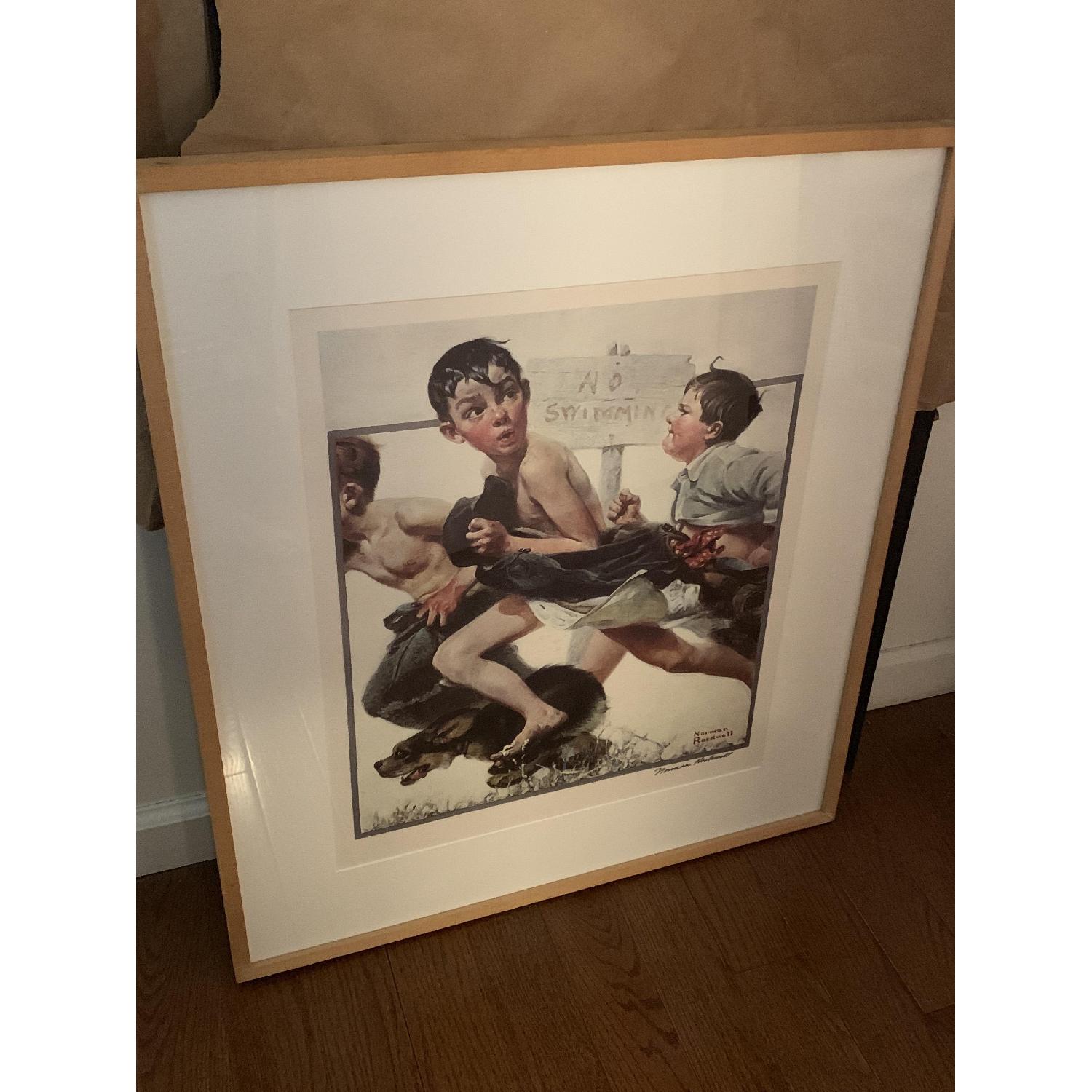 Signed Norman Rockwell Print - image-2