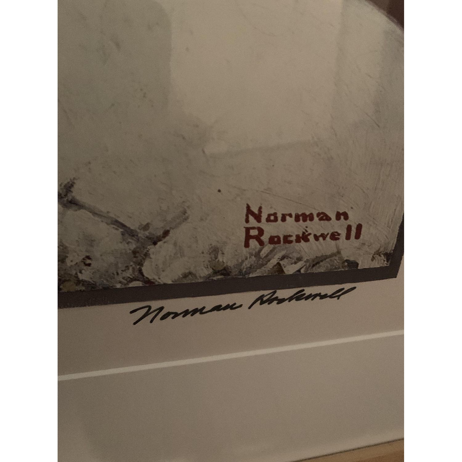 Signed Norman Rockwell Print - image-3