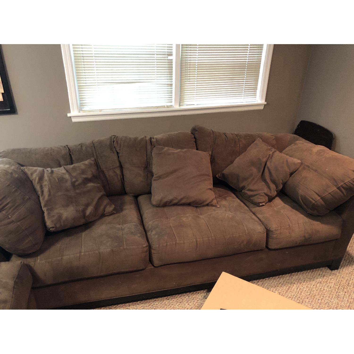 Raymour & Flanigan Cindy Crawford 3-Piece Sectional Sofa - image-1