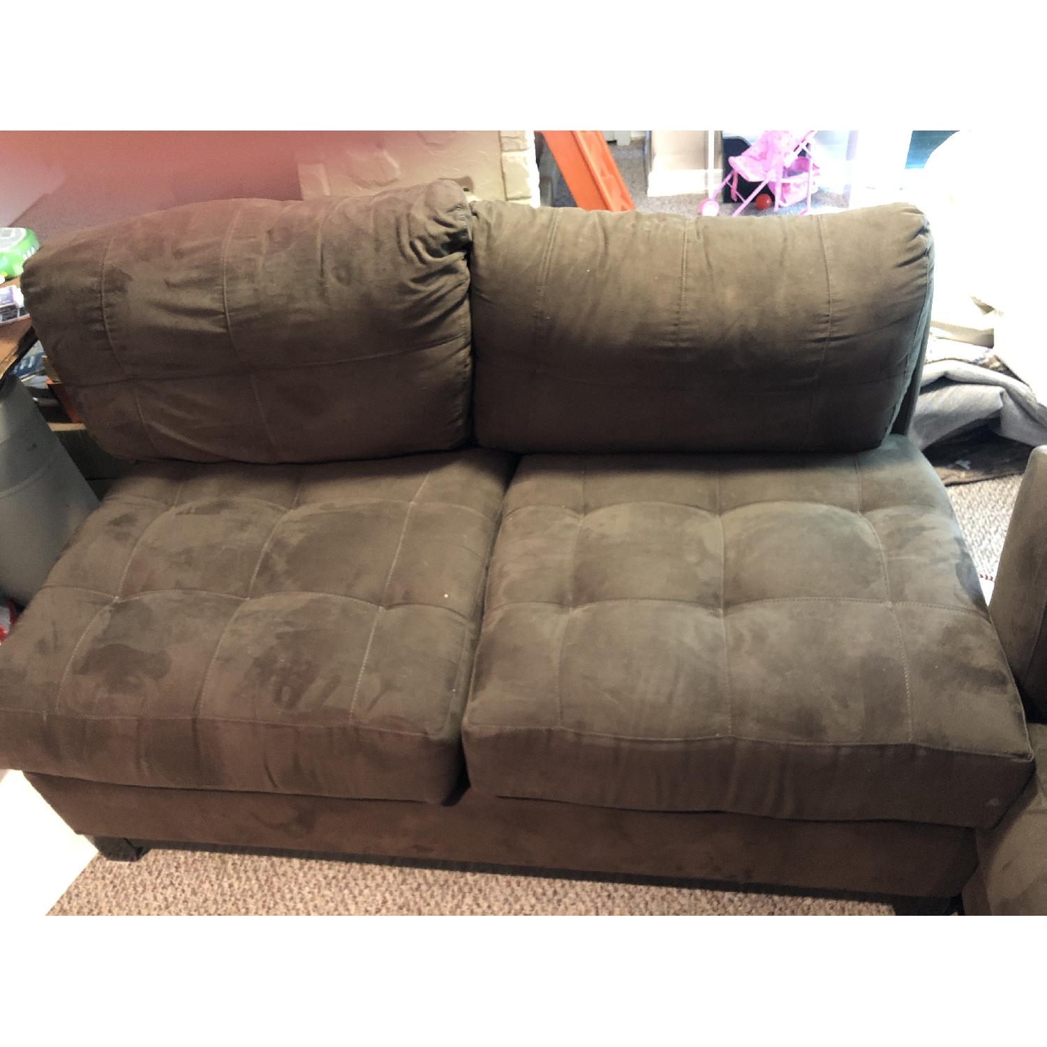 Raymour & Flanigan Cindy Crawford 3-Piece Sectional Sofa - image-2