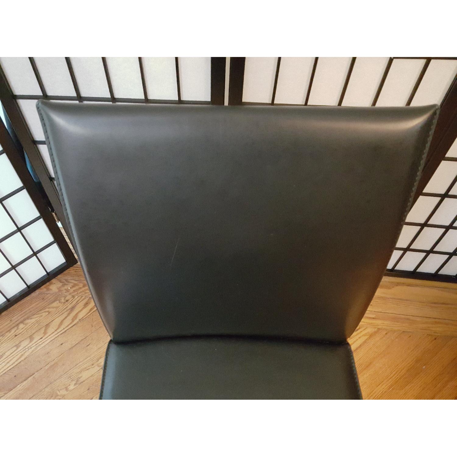 Crate & Barrel Parsons Walnut Top/Dark Steel Base Table - image-18