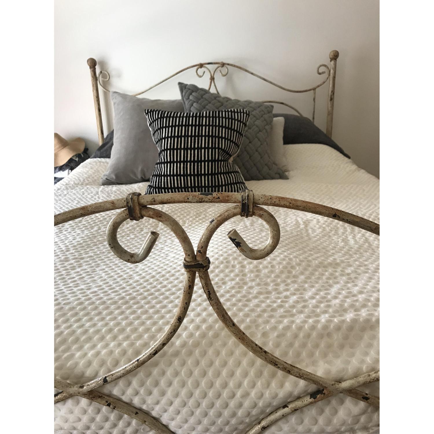 Restoration Hardware Refurbished Wrought Iron Queen Bed ...