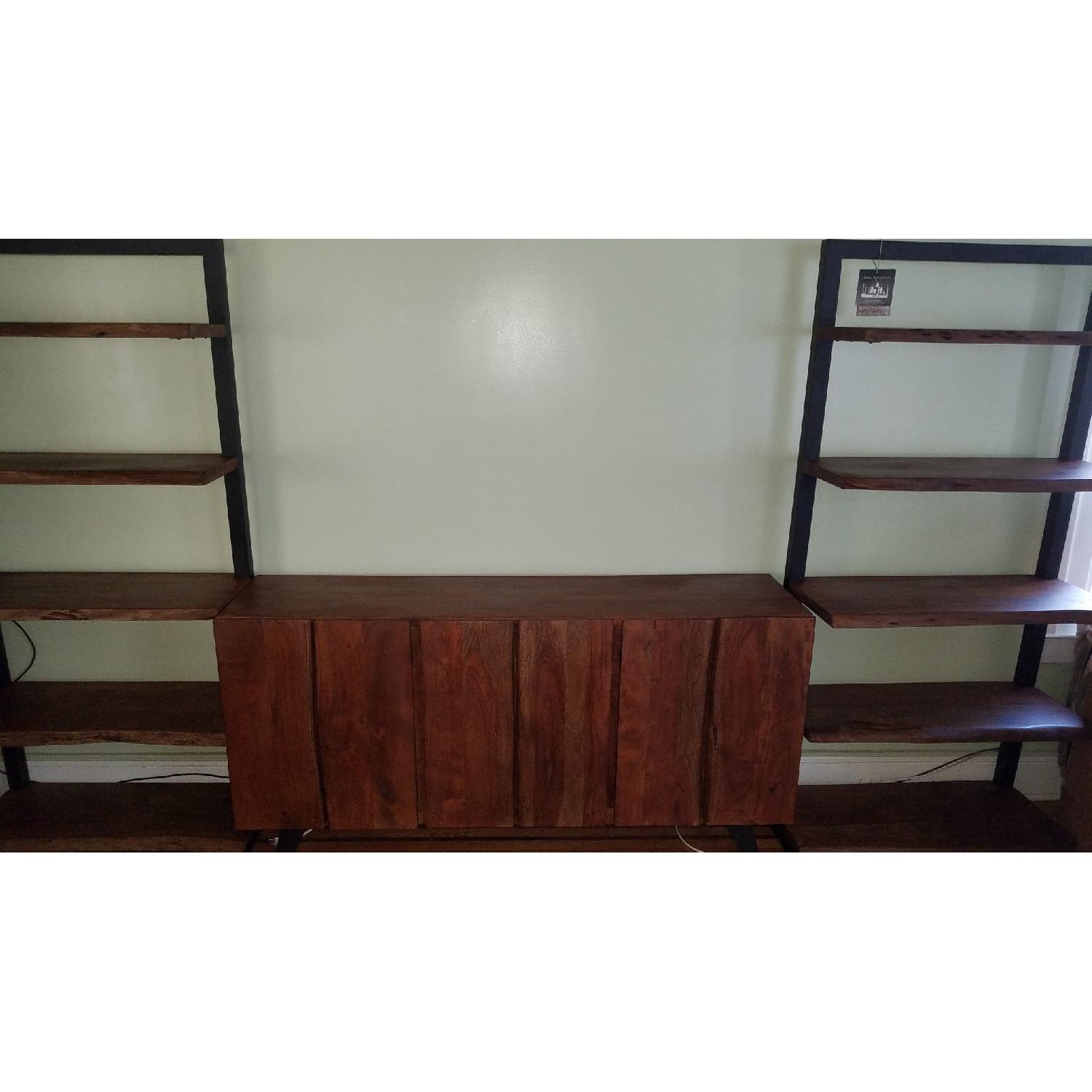Jadu Accents Dining Room Acacia wood 3 Piece Wall Unit - image-1