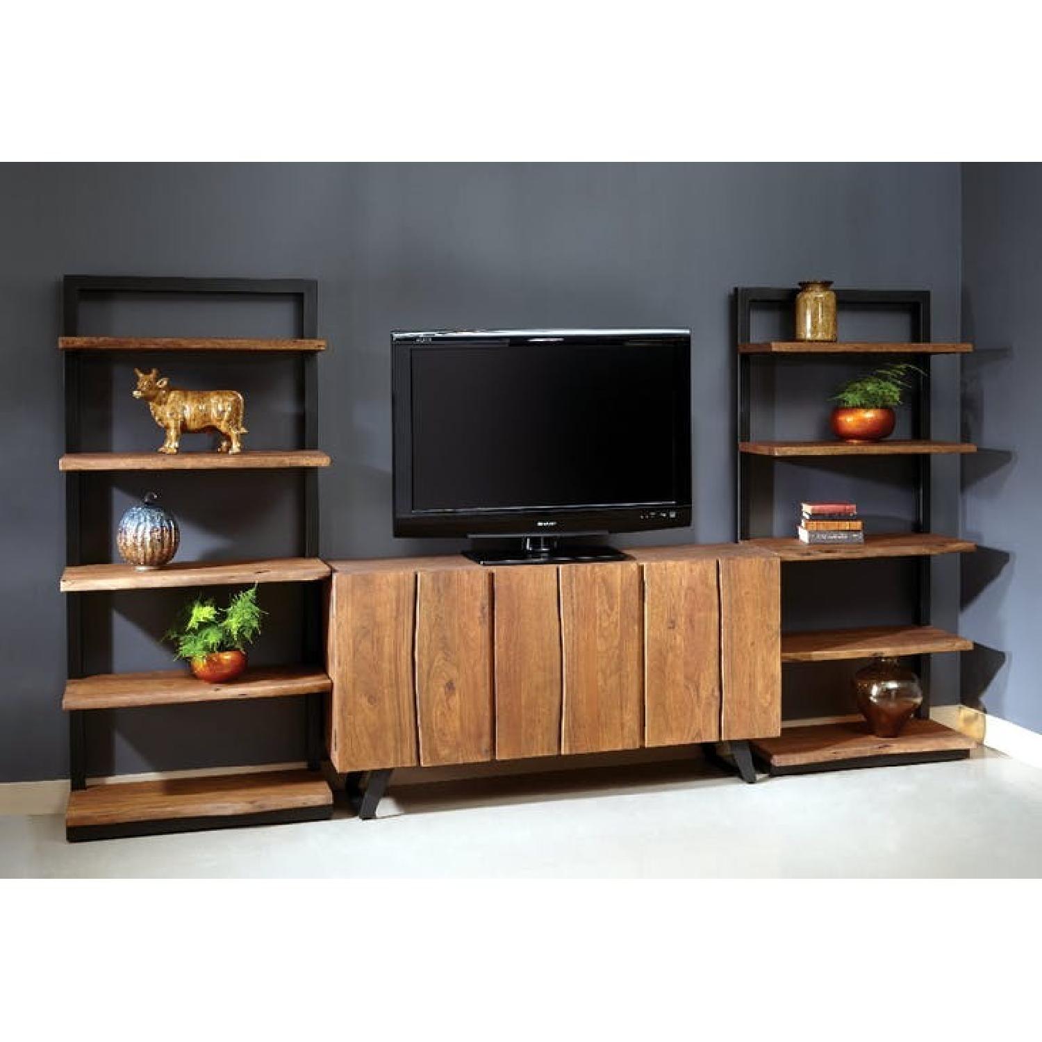 Jadu Accents Dining Room Acacia wood 3 Piece Wall Unit - image-8