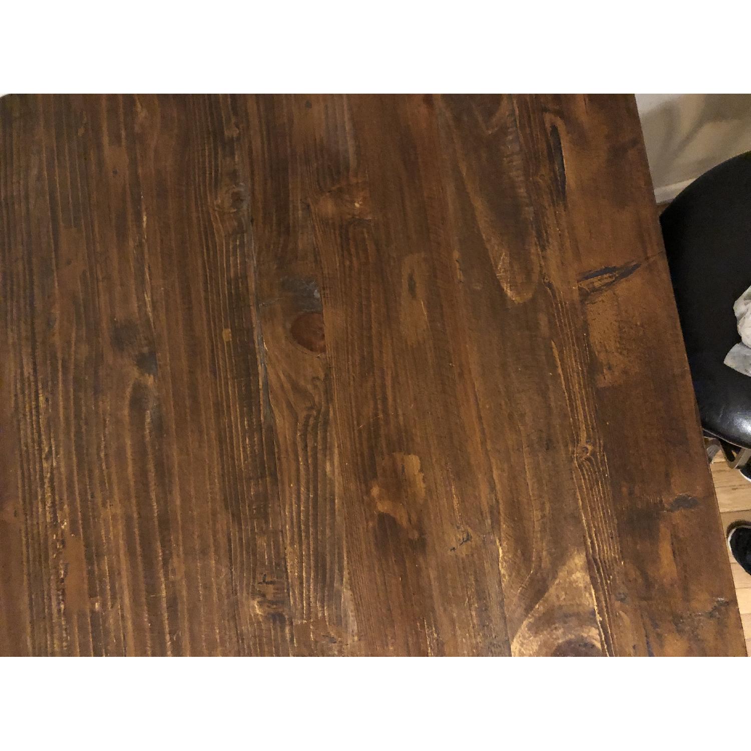 Pottery Barn Griffin Reclaimed Wood Bar-Height Table - image-2