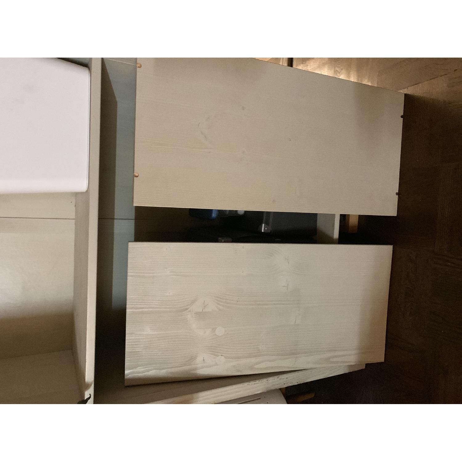 Ikea Light Grey-Wash Bookcase - image-3