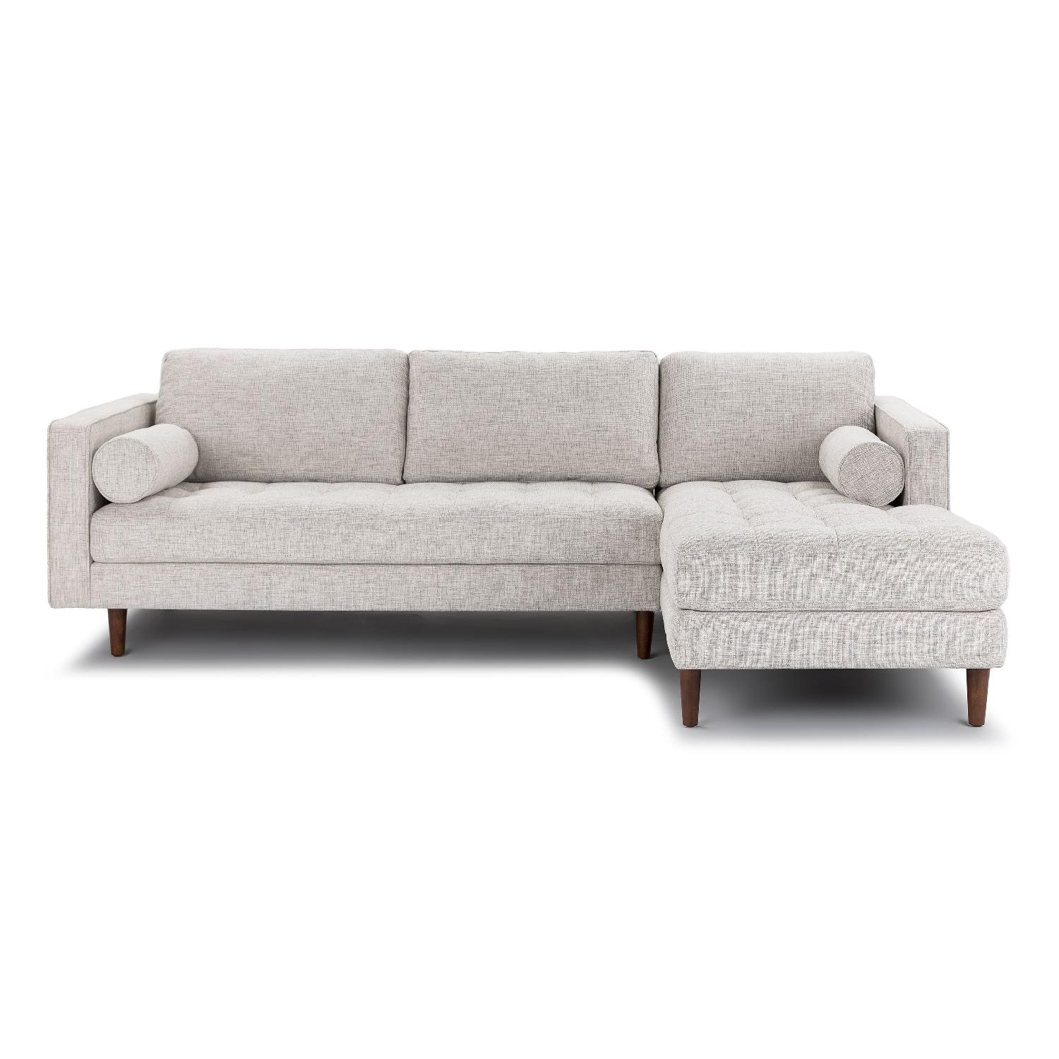 Article Sven Birch Ivory Sectional Sofa - image-0