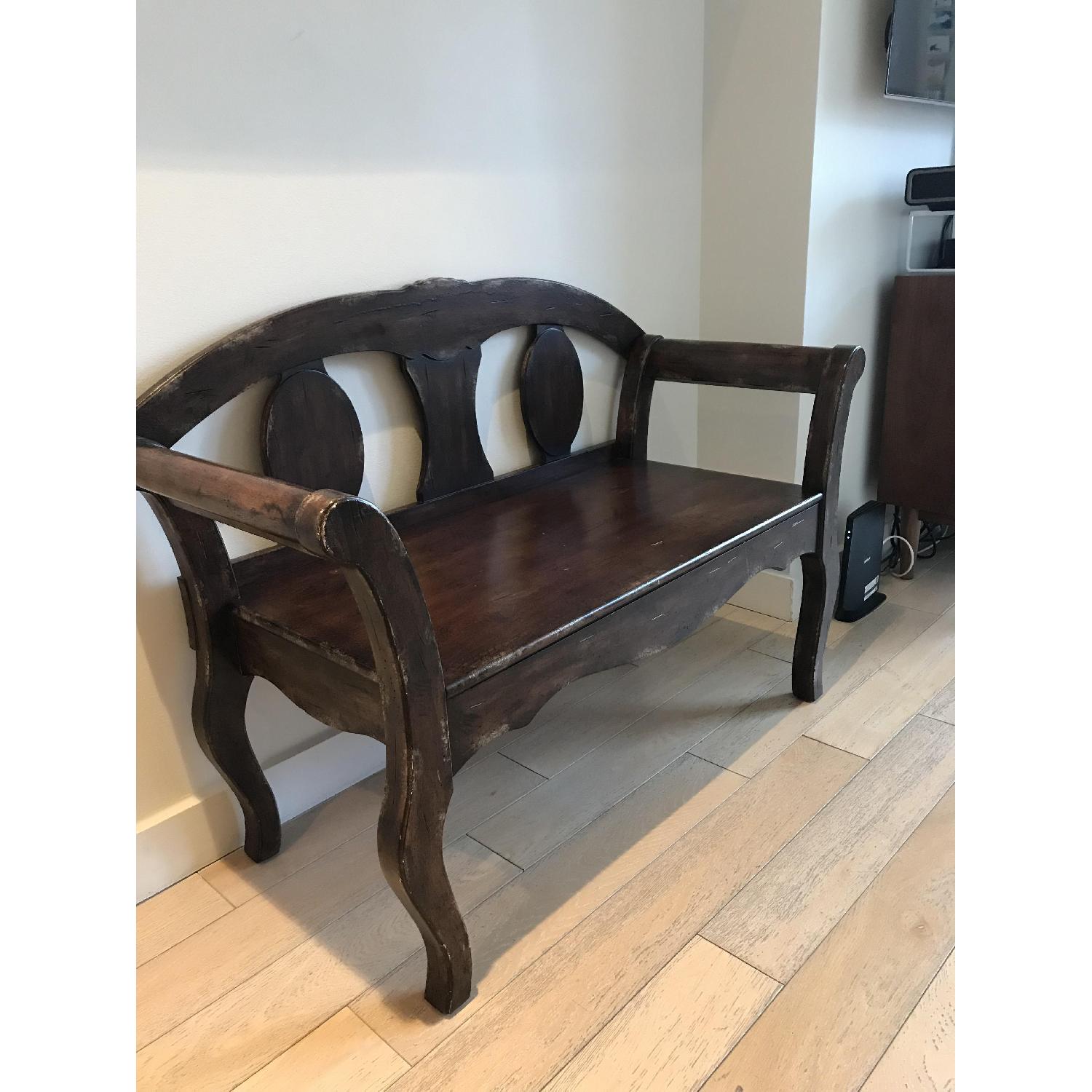 Butler Specialty Company Shabby Chic Rustic Hallway Bench - image-2