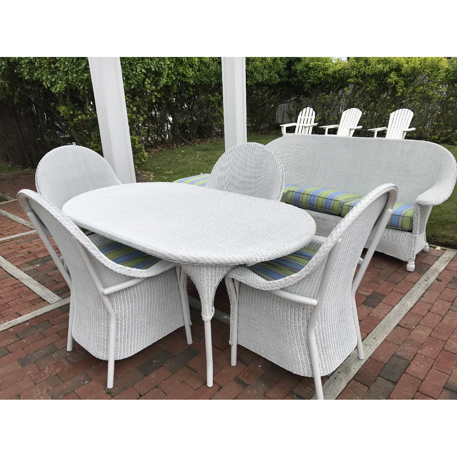 Lloyd Flanders Outdoor/Patio 6Piece Dining Set AptDeco
