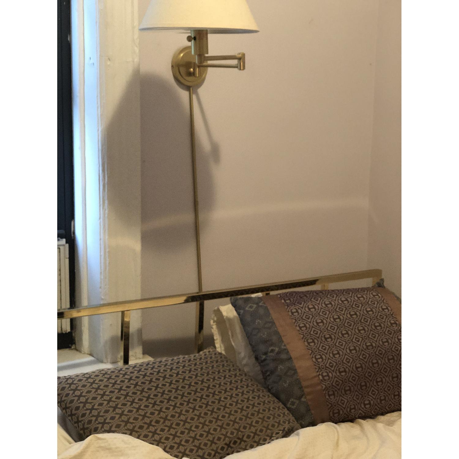 CB2 Alchemy Queen Bed in Brass/Gold - image-4