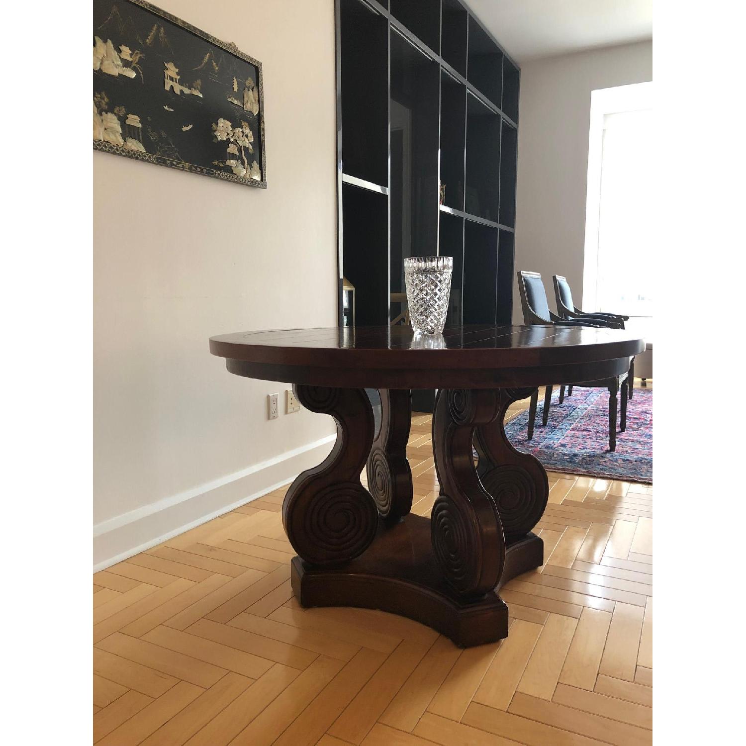 Steven Shell Scroll Farnaby Dining Table - image-3