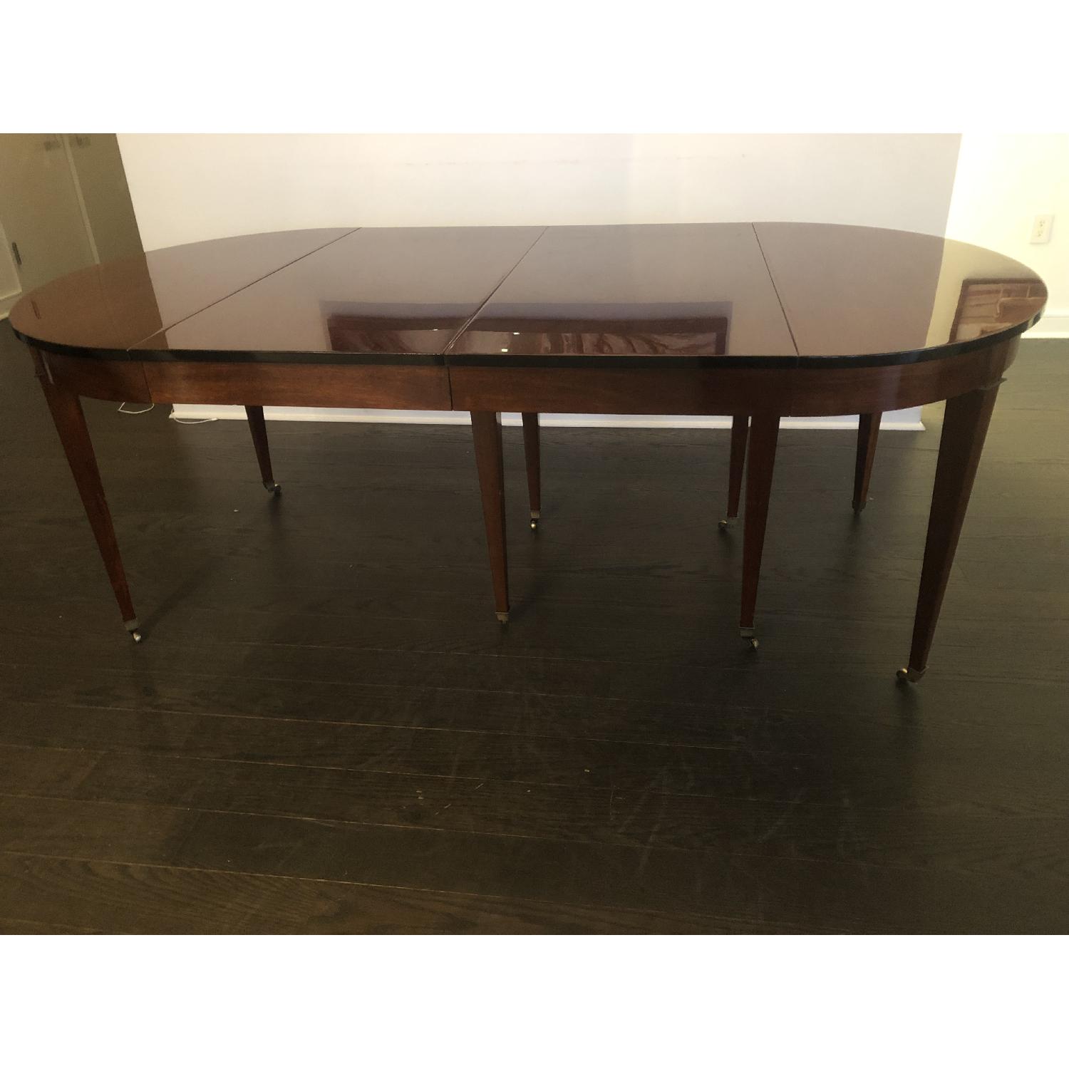 Custom Dining Table w/ 4 Removable Leaves - AptDeco