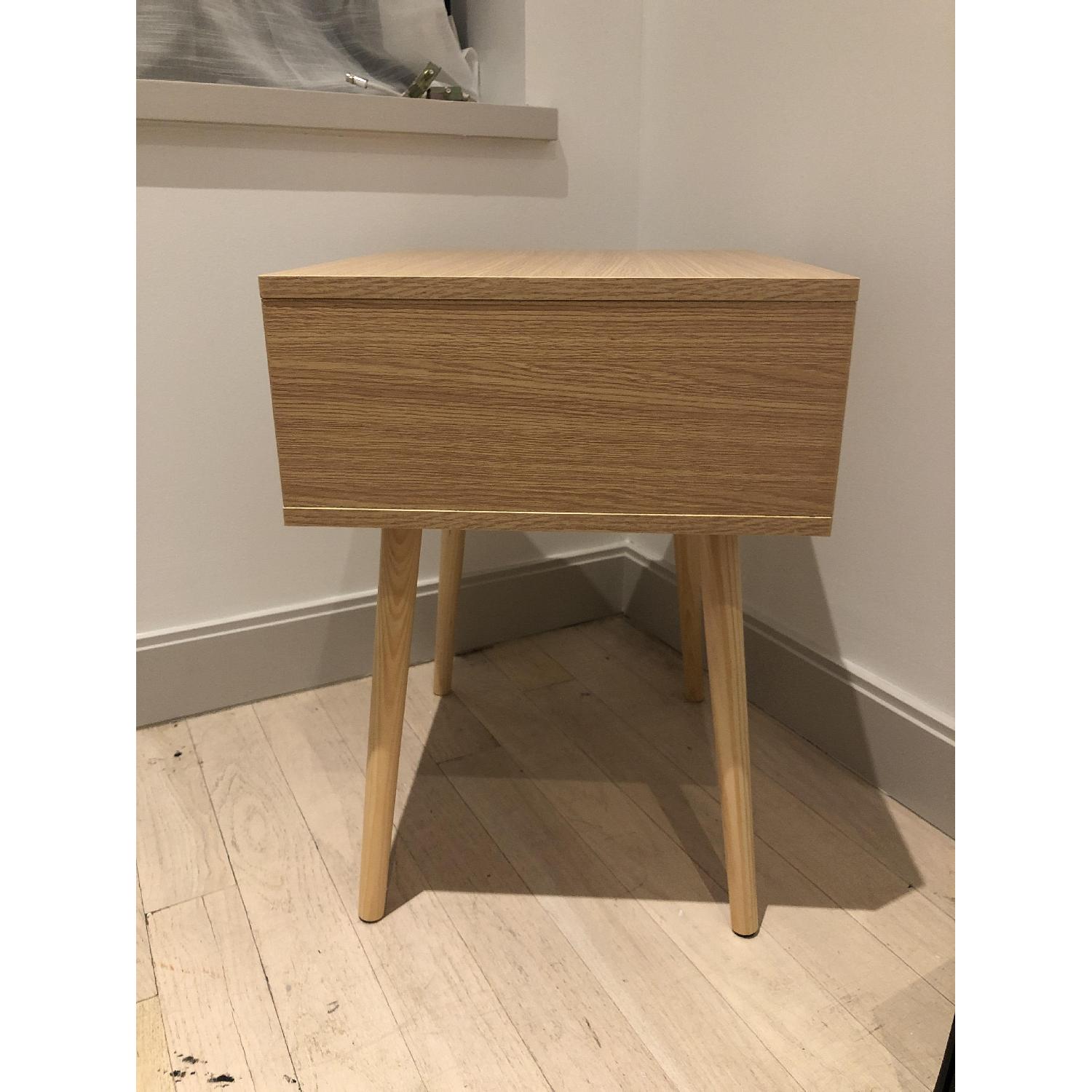Yaheetech Nighstand w/ Storage Drawer - image-3