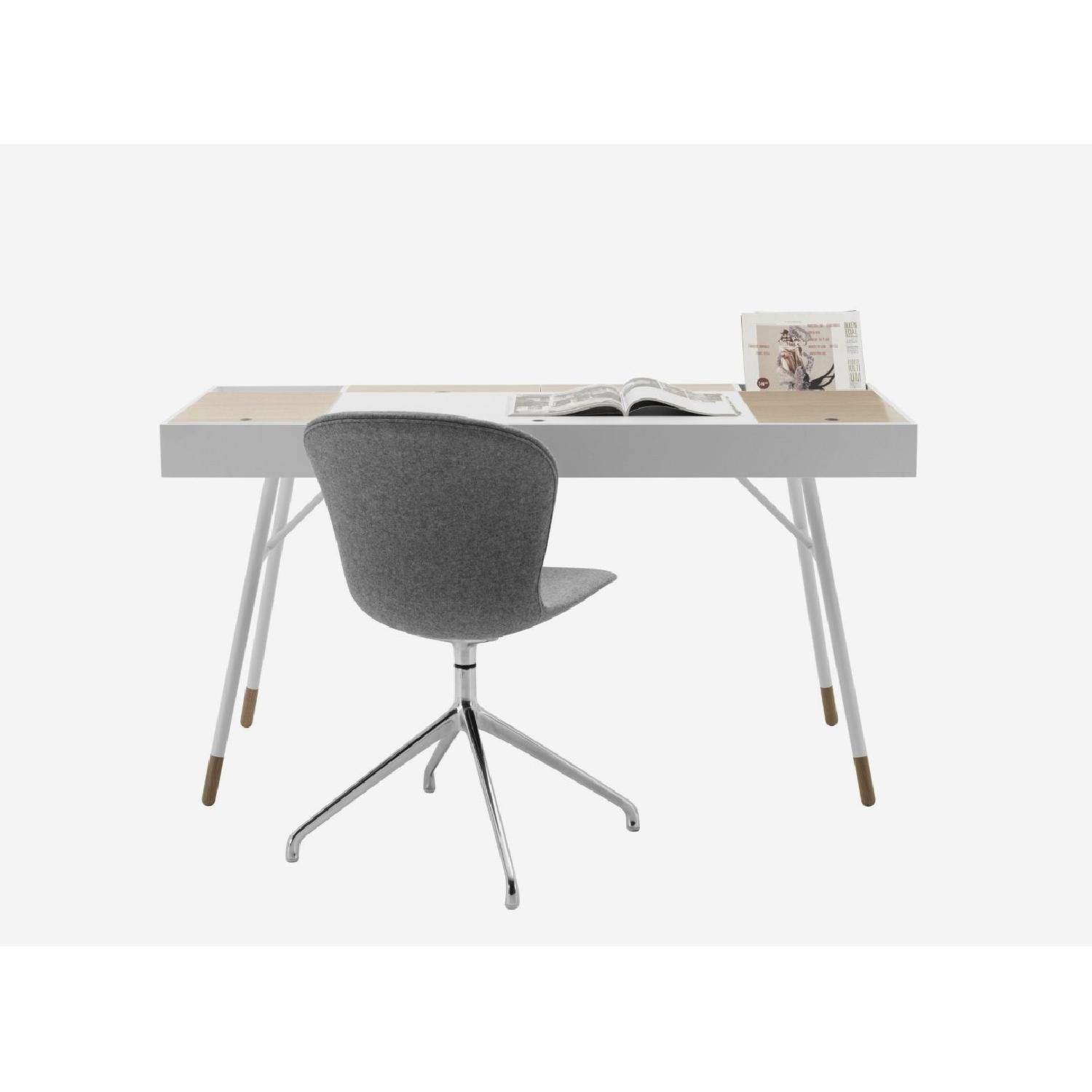 BoConcept Desk w/ Speakers & Storage - AptDeco BoConcept Desk w/ Speakers & Storage - AptDeco