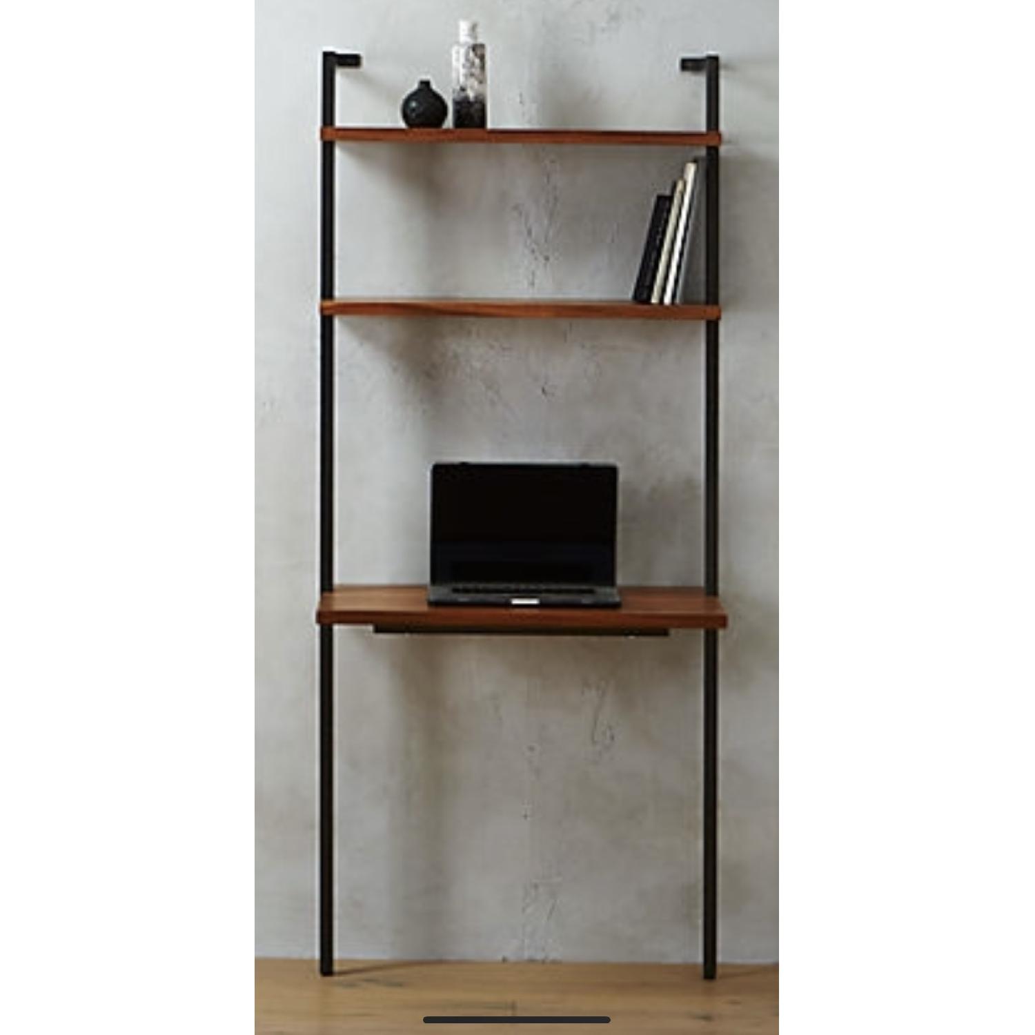 CB2 Helix Acacia Desk - image-1