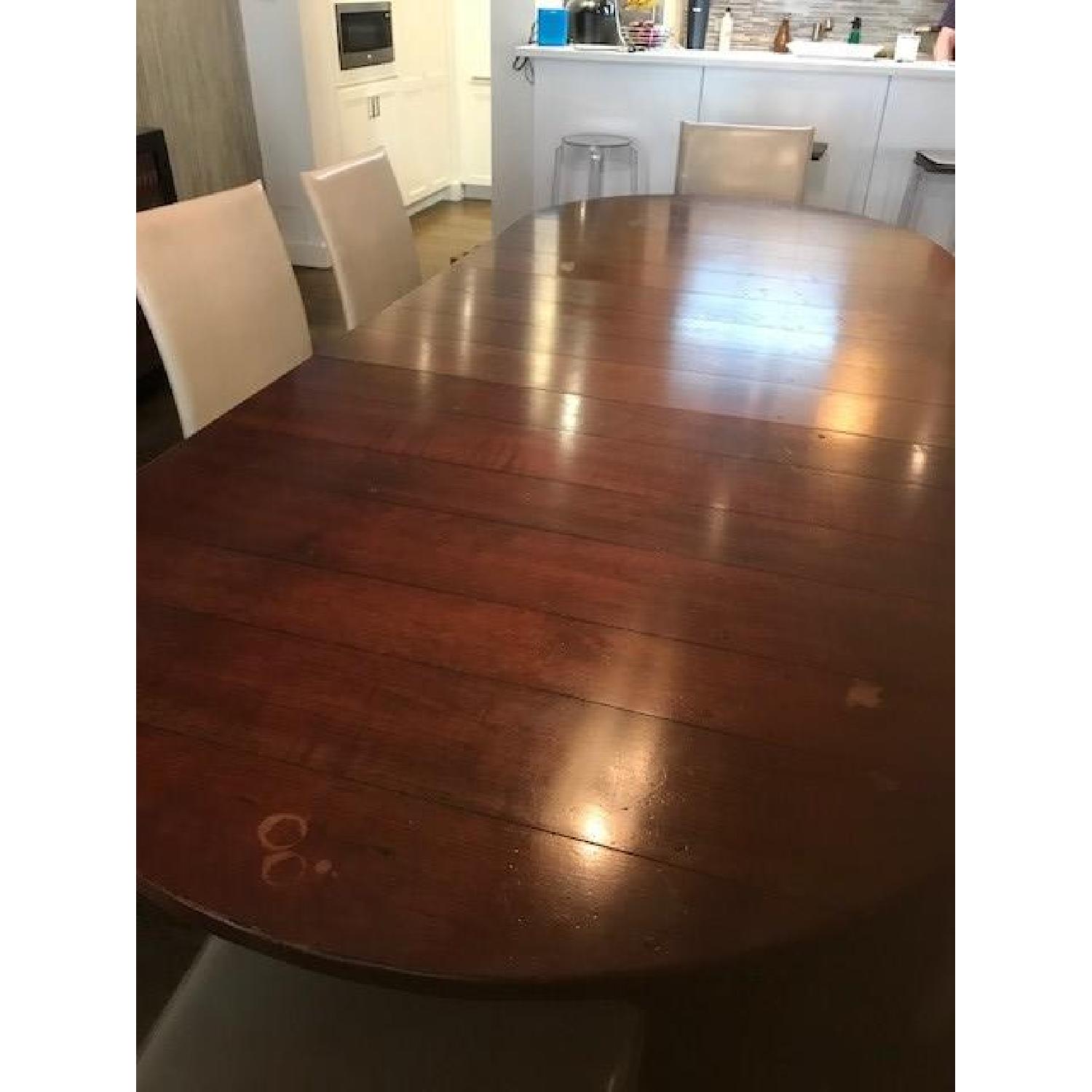 Expandable Solid Wood Dining Table - image-1