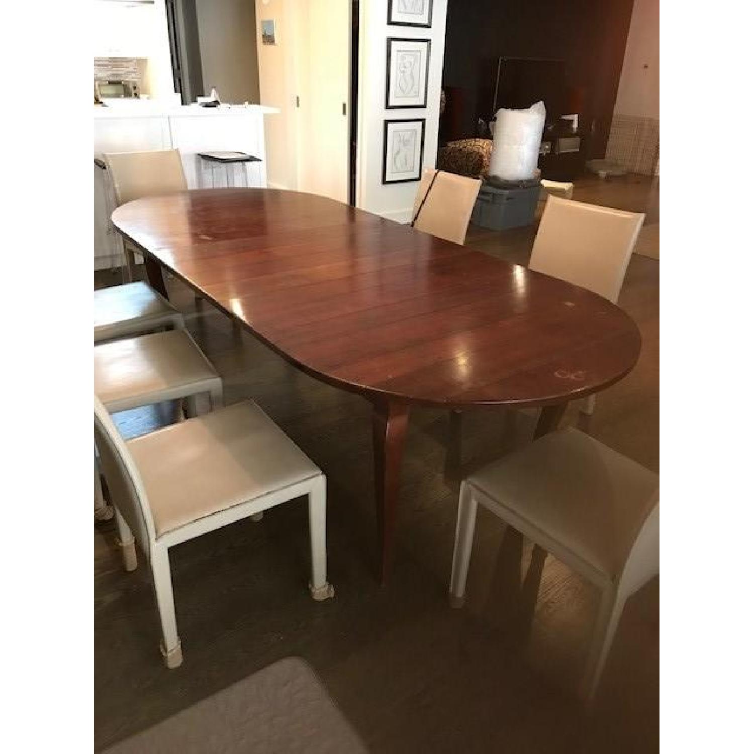 Expandable Solid Wood Dining Table - image-2
