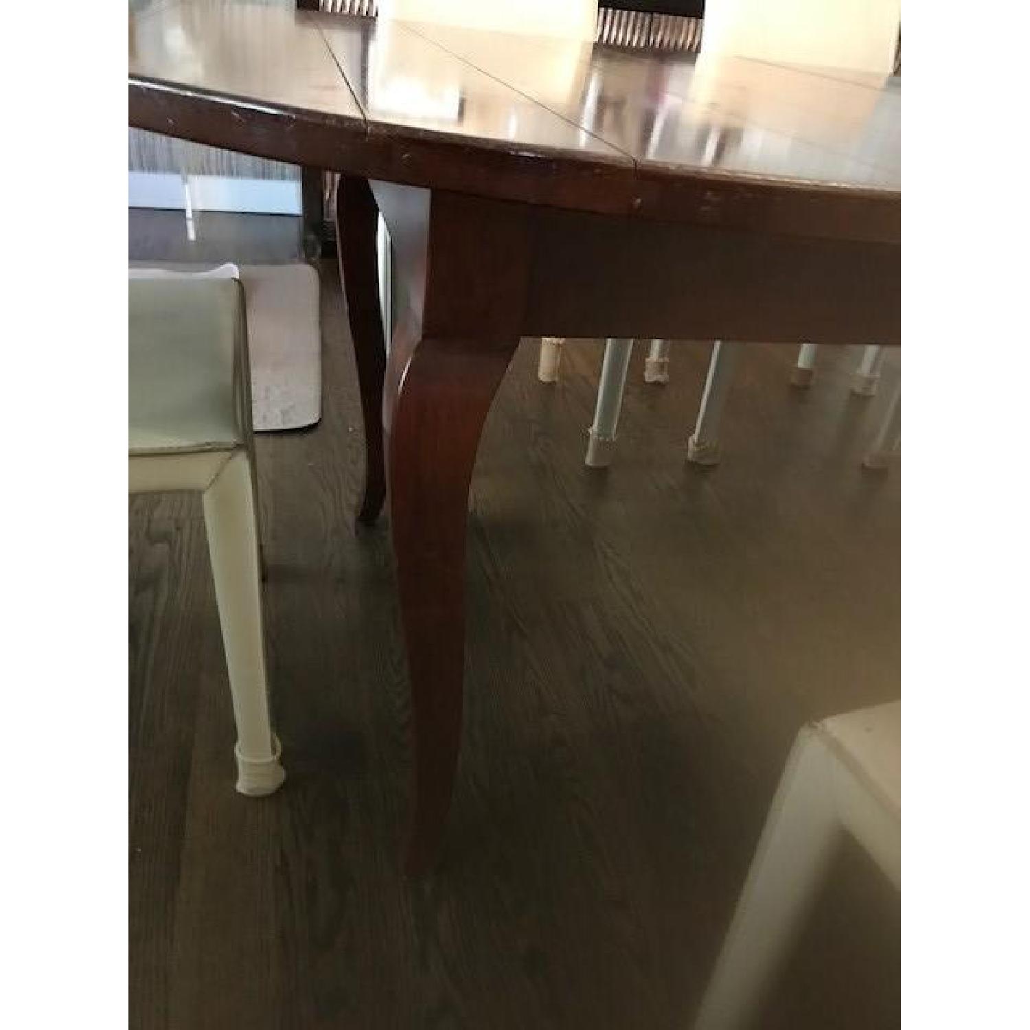 Expandable Solid Wood Dining Table - image-4