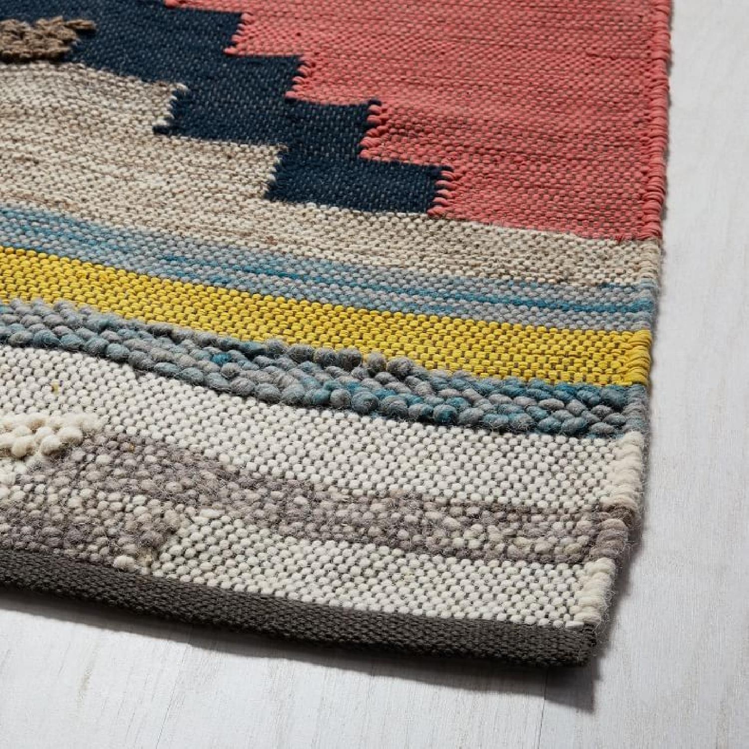 West Elm Pixel Steps Handwoven Wool Rug - image-2