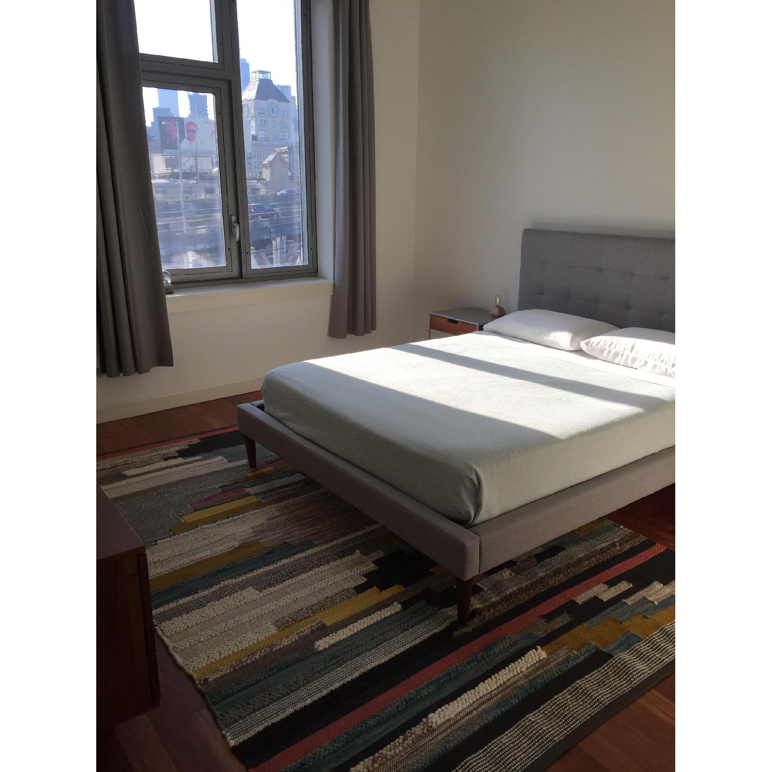 West Elm Pixel Steps Handwoven Wool Rug - image-3