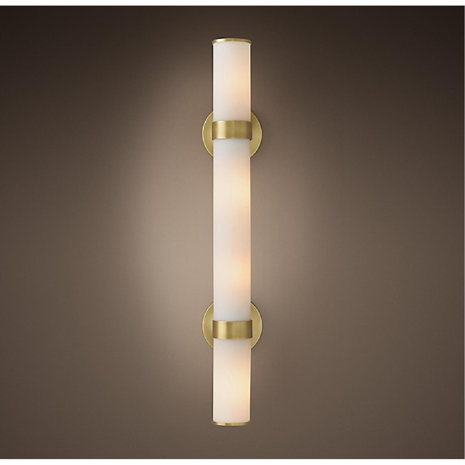 Restoration Hardware Sutton Grand Sconce in Burnished Brass - image-4