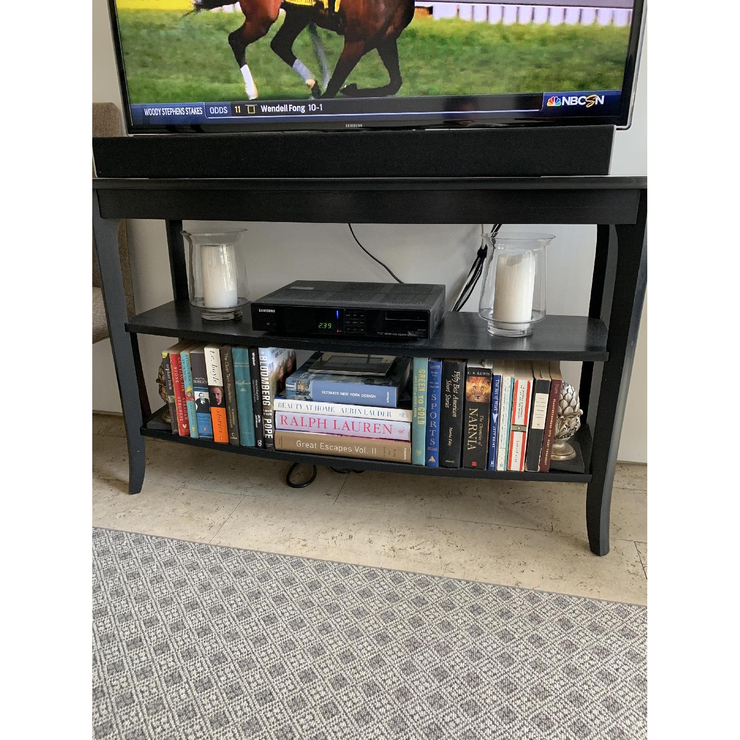 Pottery Barn Black Side Table - image-2