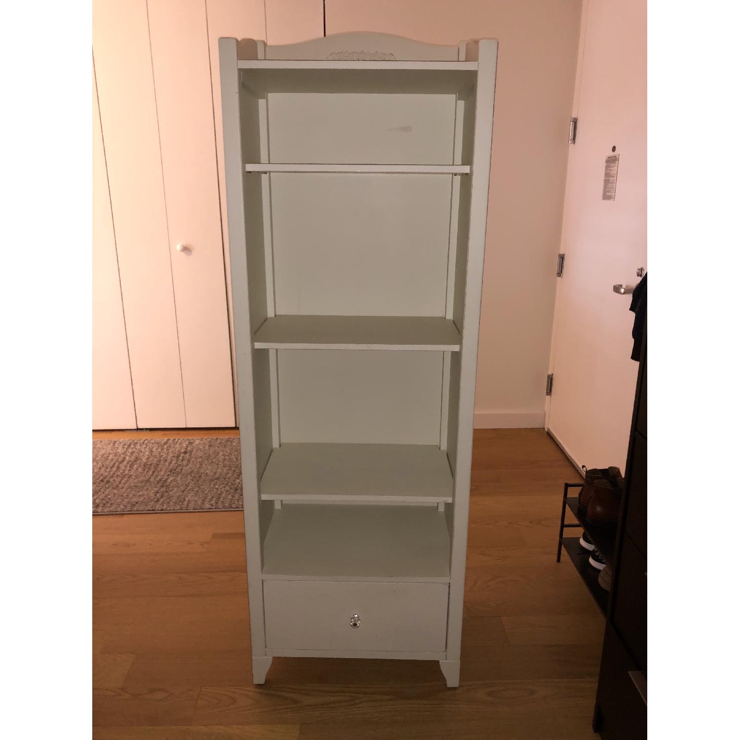 Pottery Barn PB Teen Chelsea White Tower Bookcase - image-7
